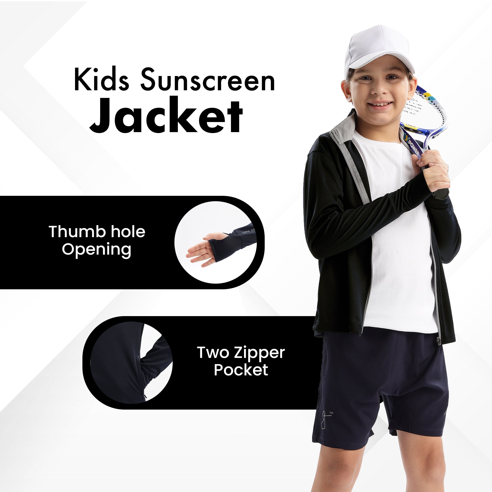 Kids Sunscreen Jacket