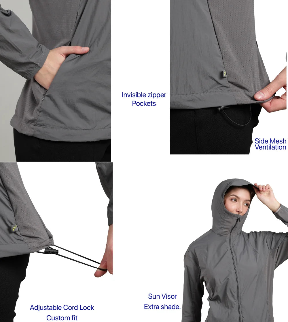 Women Sunscreen Jacket Air Pro