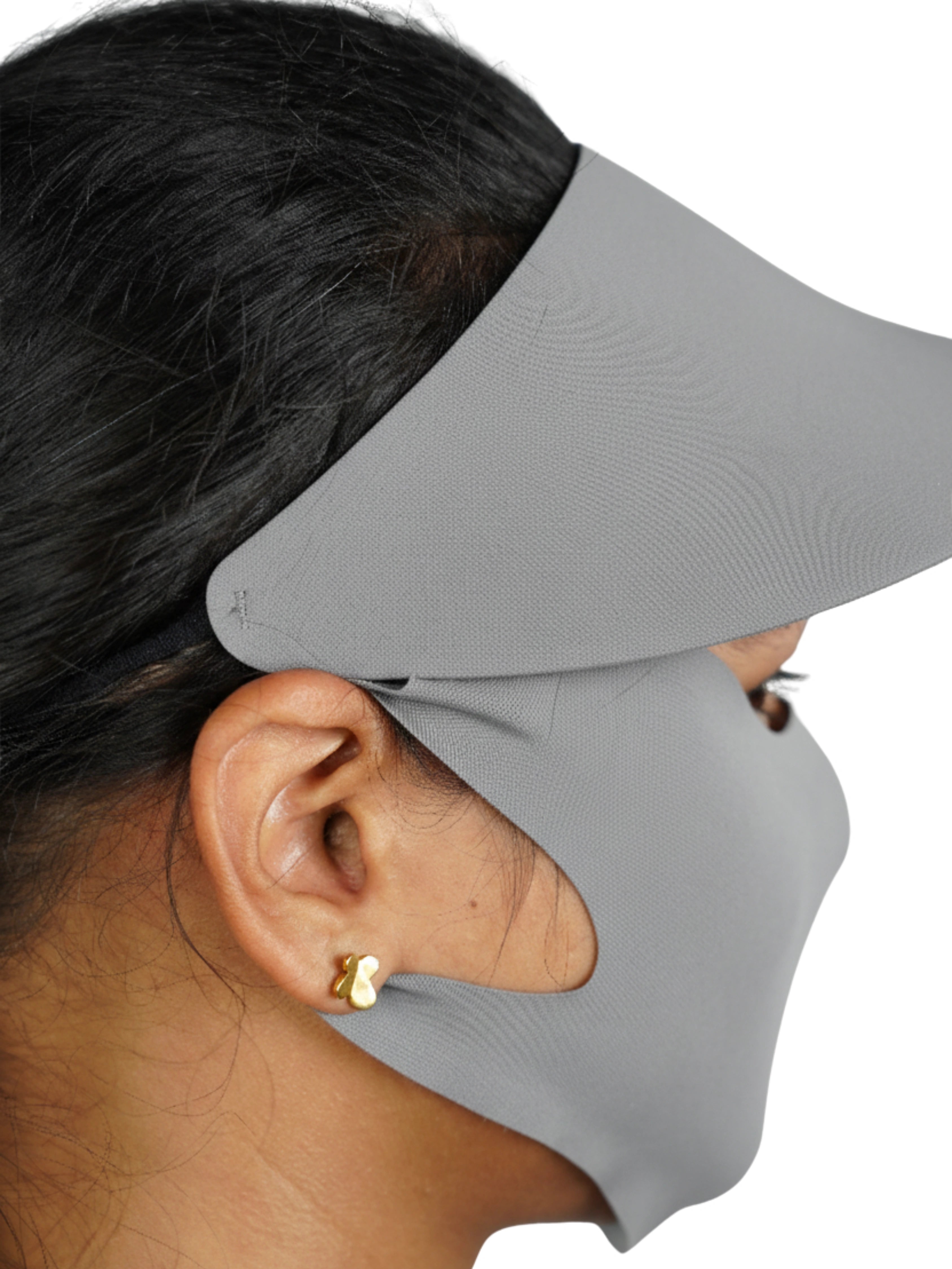 DITACHABLE Sunscreen visor & FACE mask