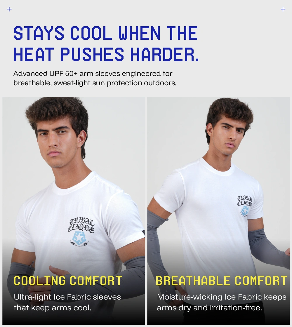 Breathable and relaxed fit sunscreen Arm sleeves 2