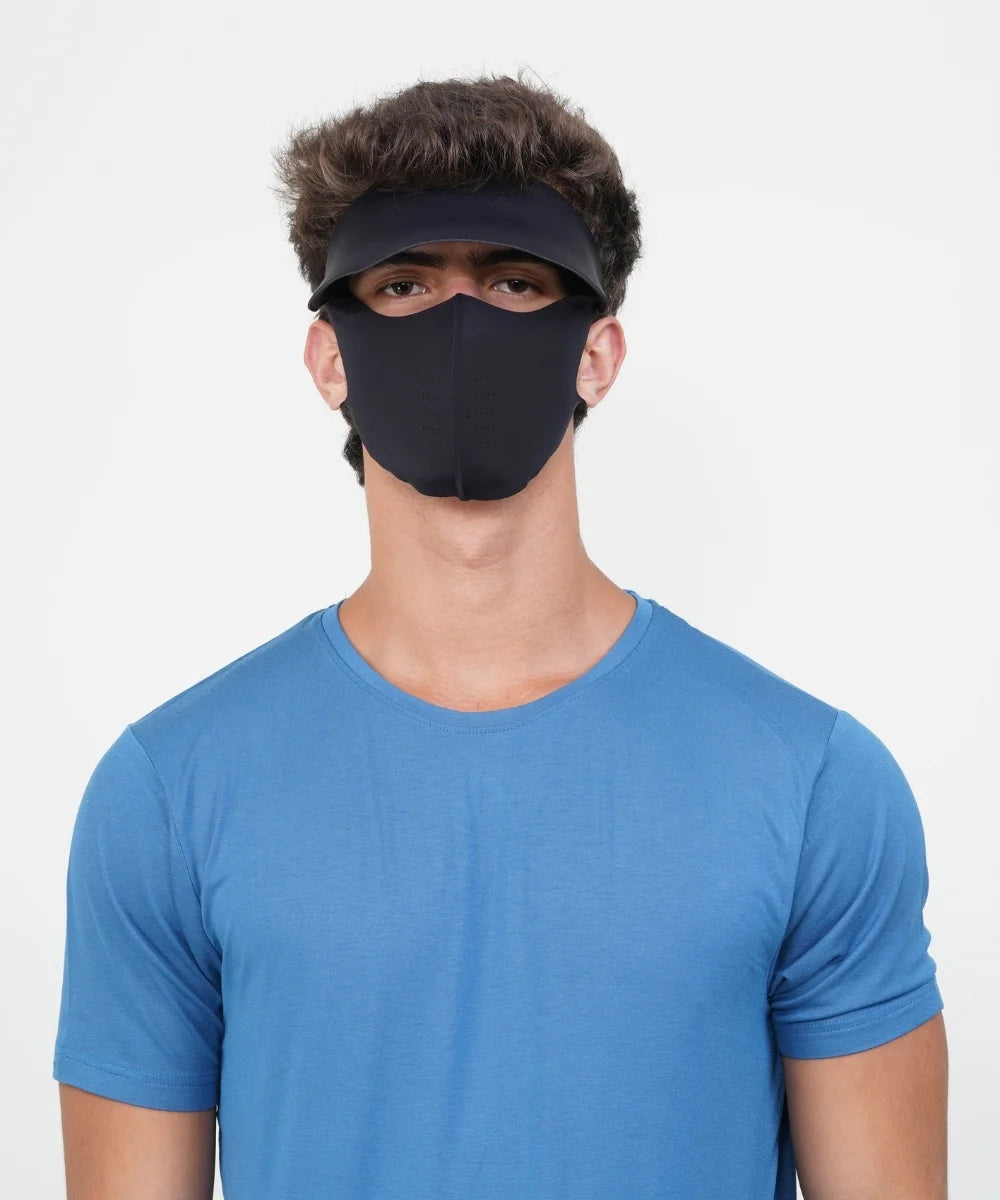 DITACHABLE Sunscreen visor & FACE mask