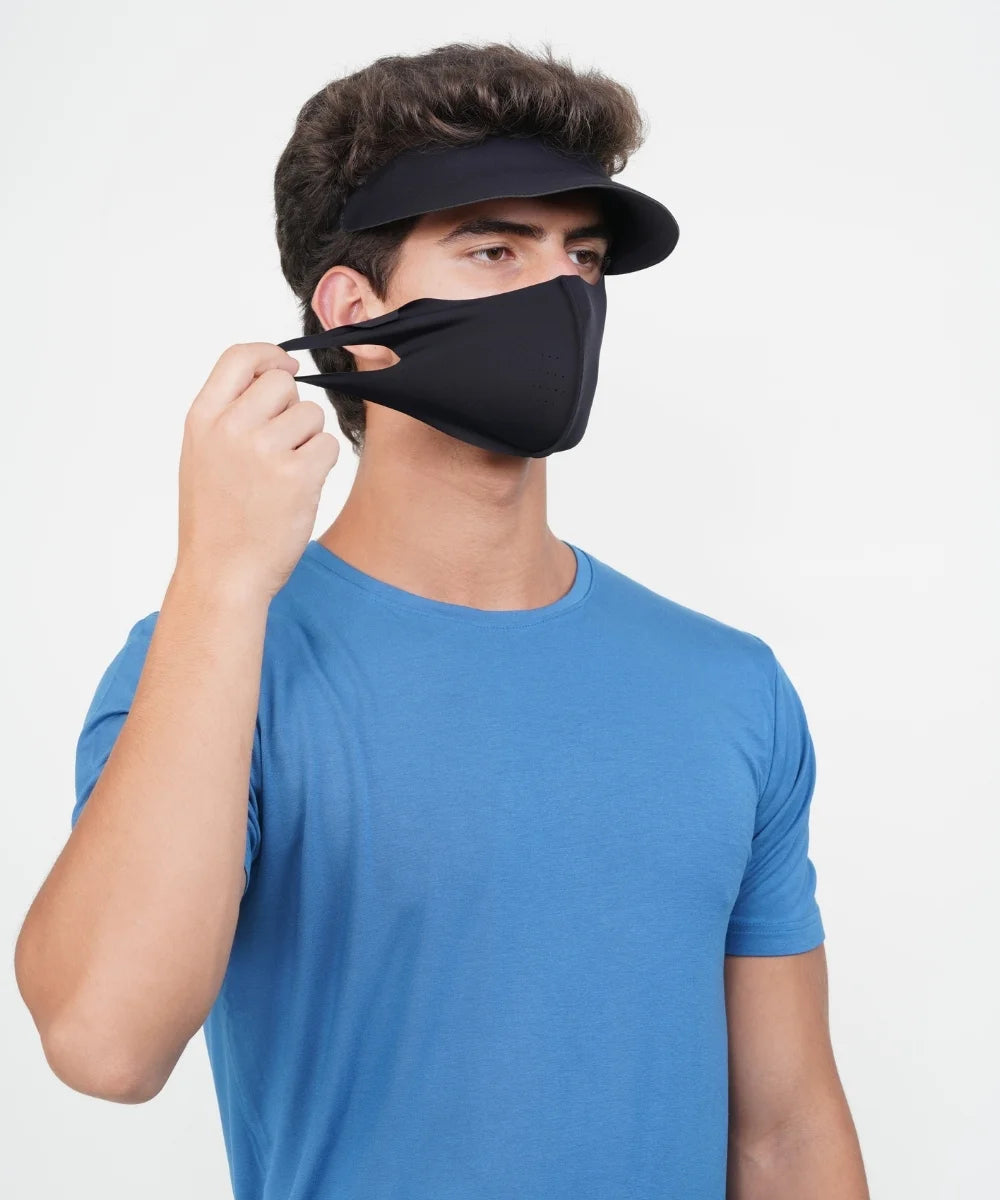 DITACHABLE Sunscreen visor & FACE mask