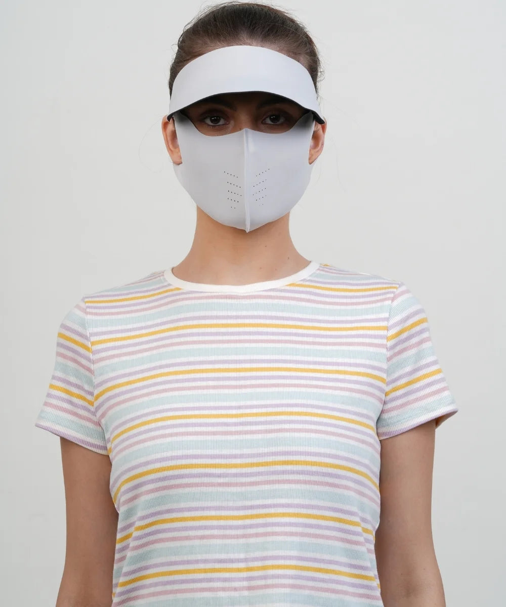 DITACHABLE Sunscreen visor & FACE mask