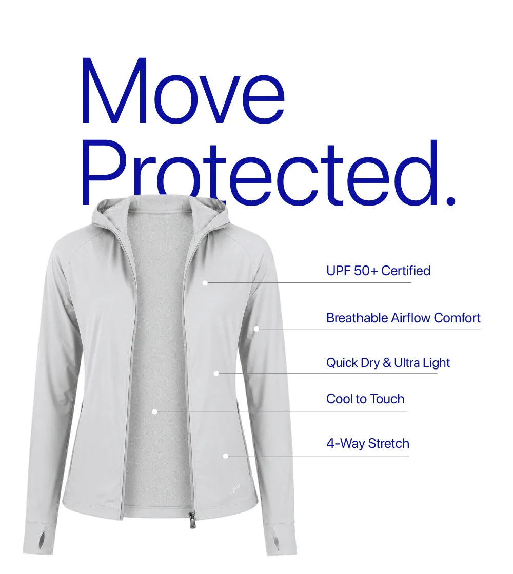 Womens Sunscreen Jacket Ice Pro