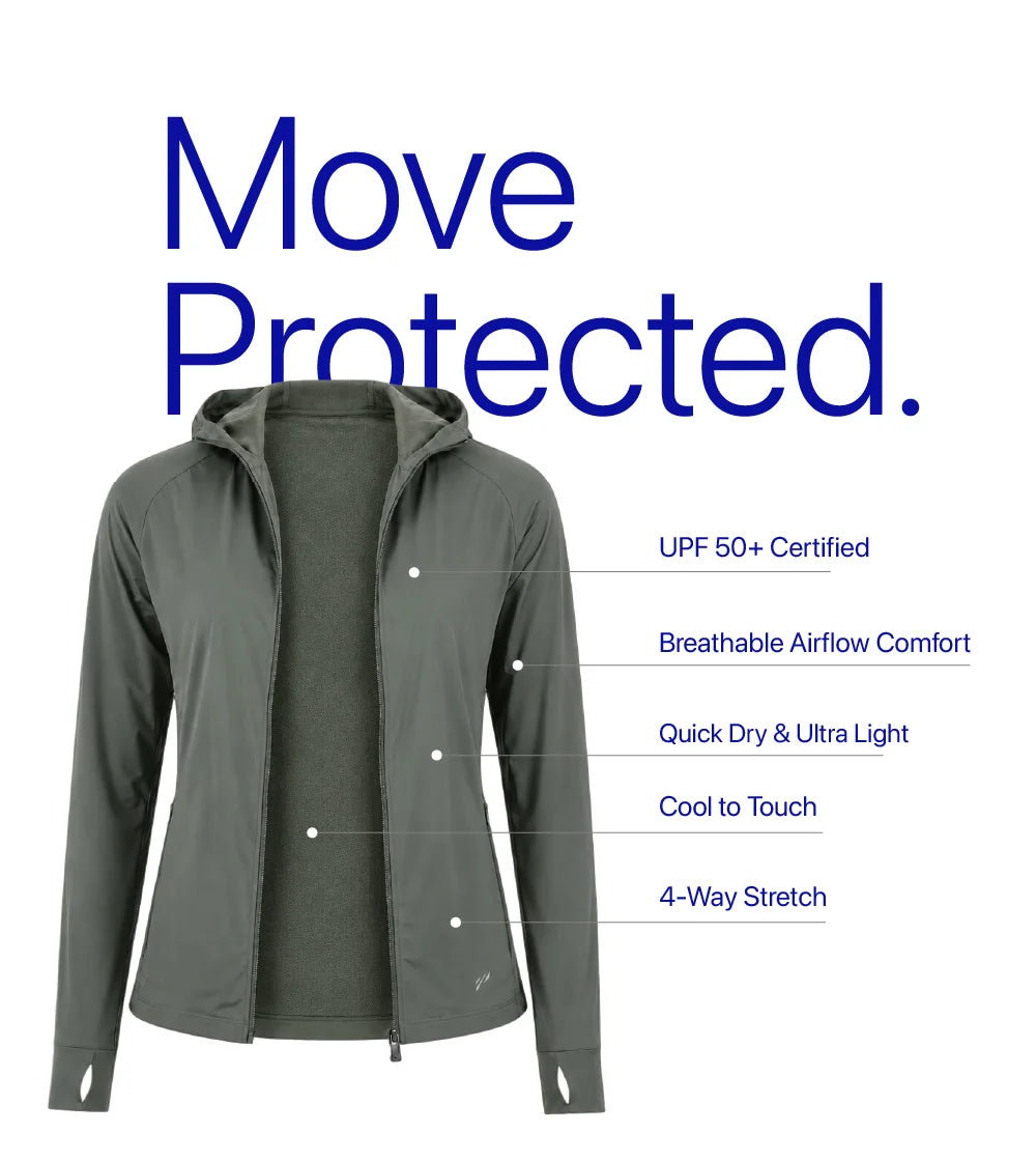 Womens Sunscreen Jacket Ice Pro