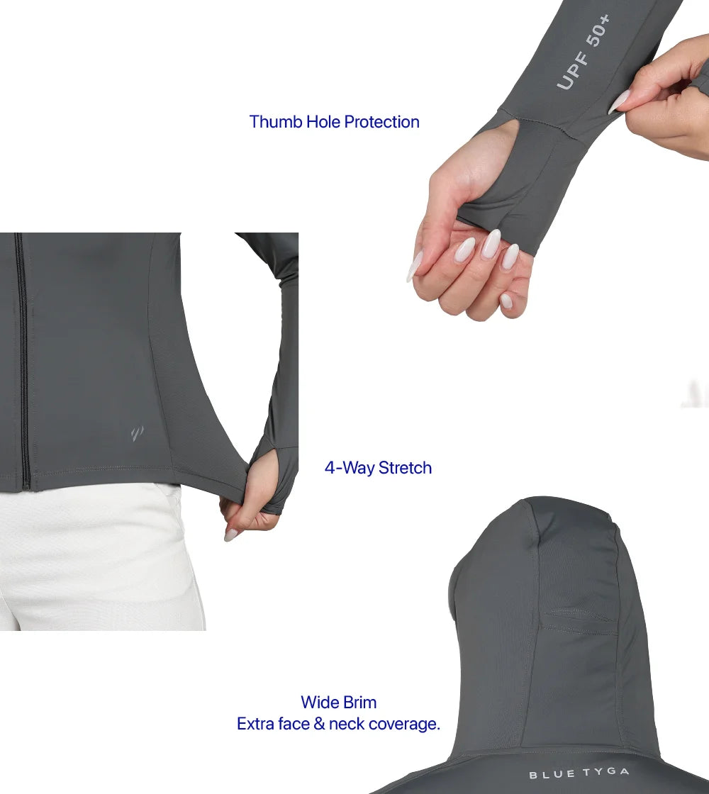 Womens Sunscreen Jacket Ice Pro