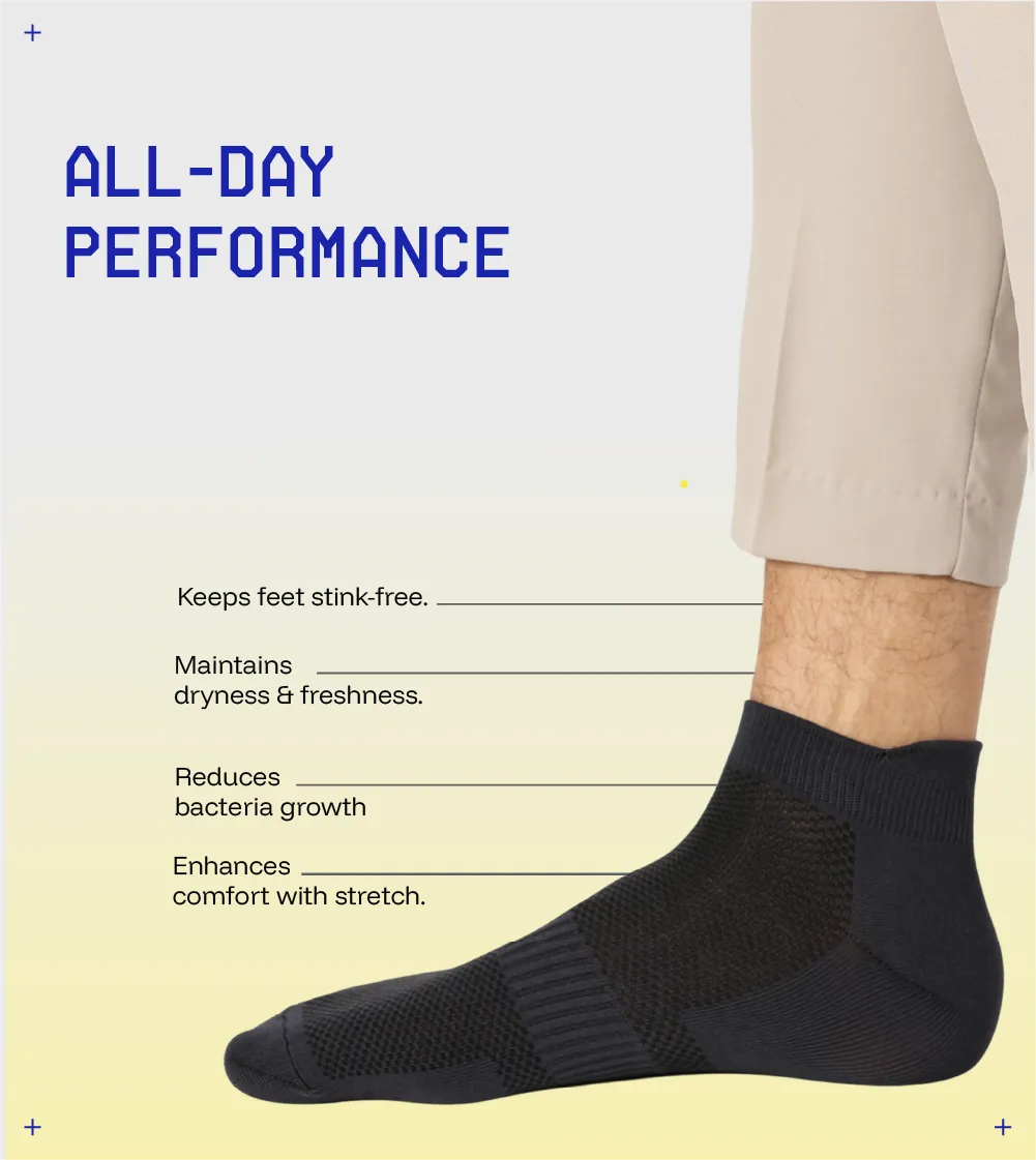 Stink Free Socks - Pack of 3
