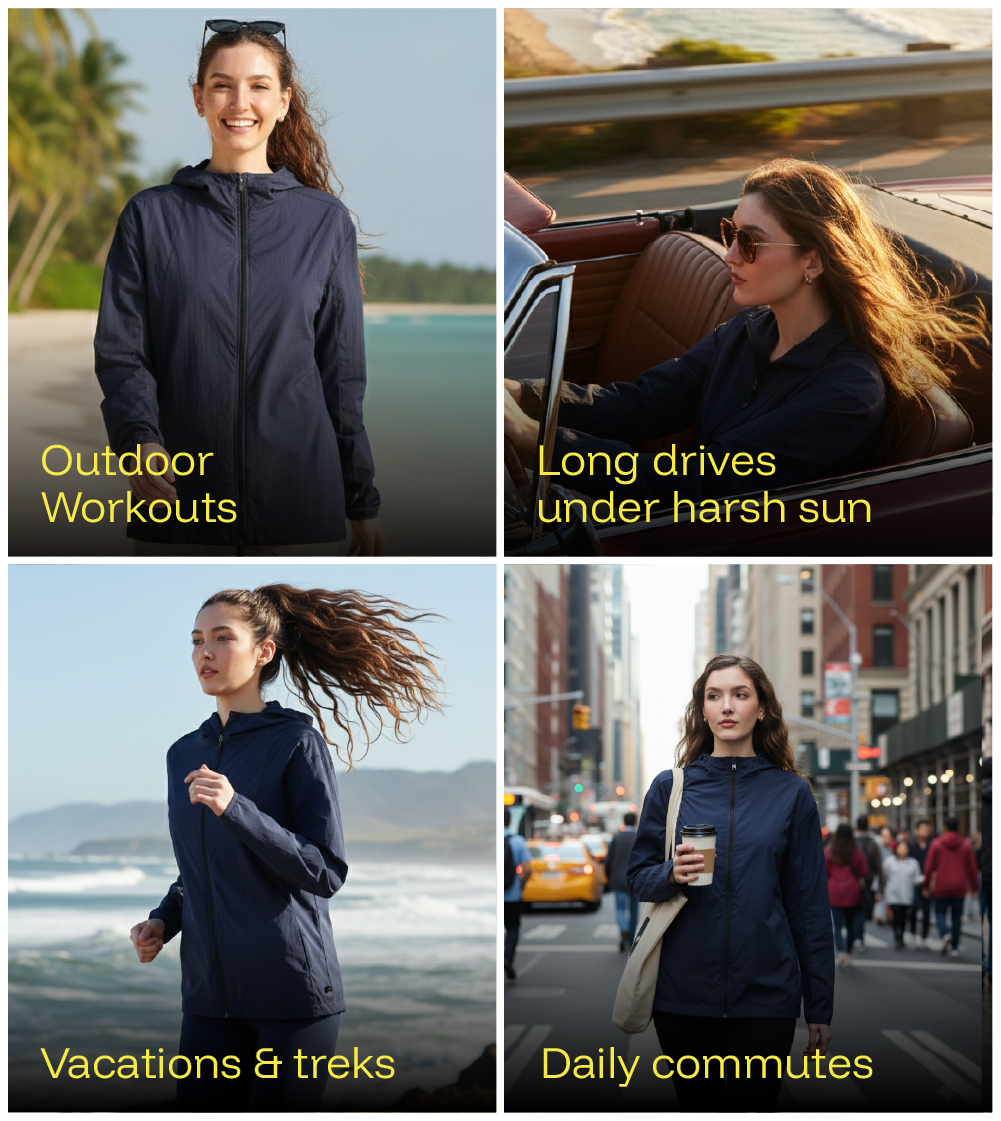 Women Sunscreen Jacket Air Pro