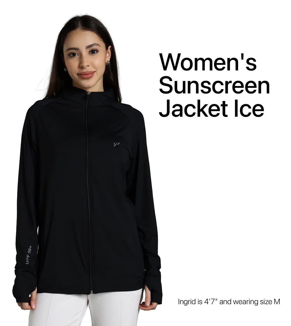 Womens Sunscreen Jacket Ice