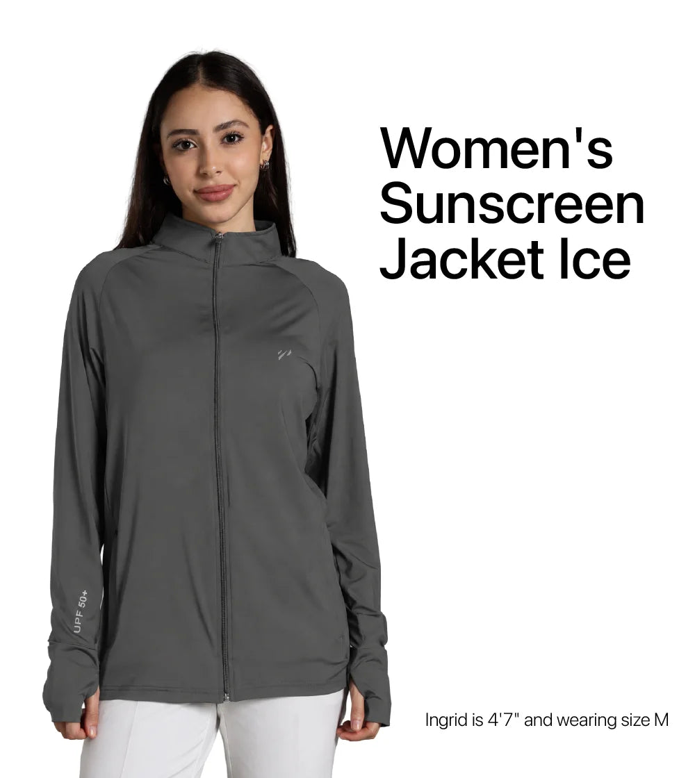 Womens Sunscreen Jacket Ice