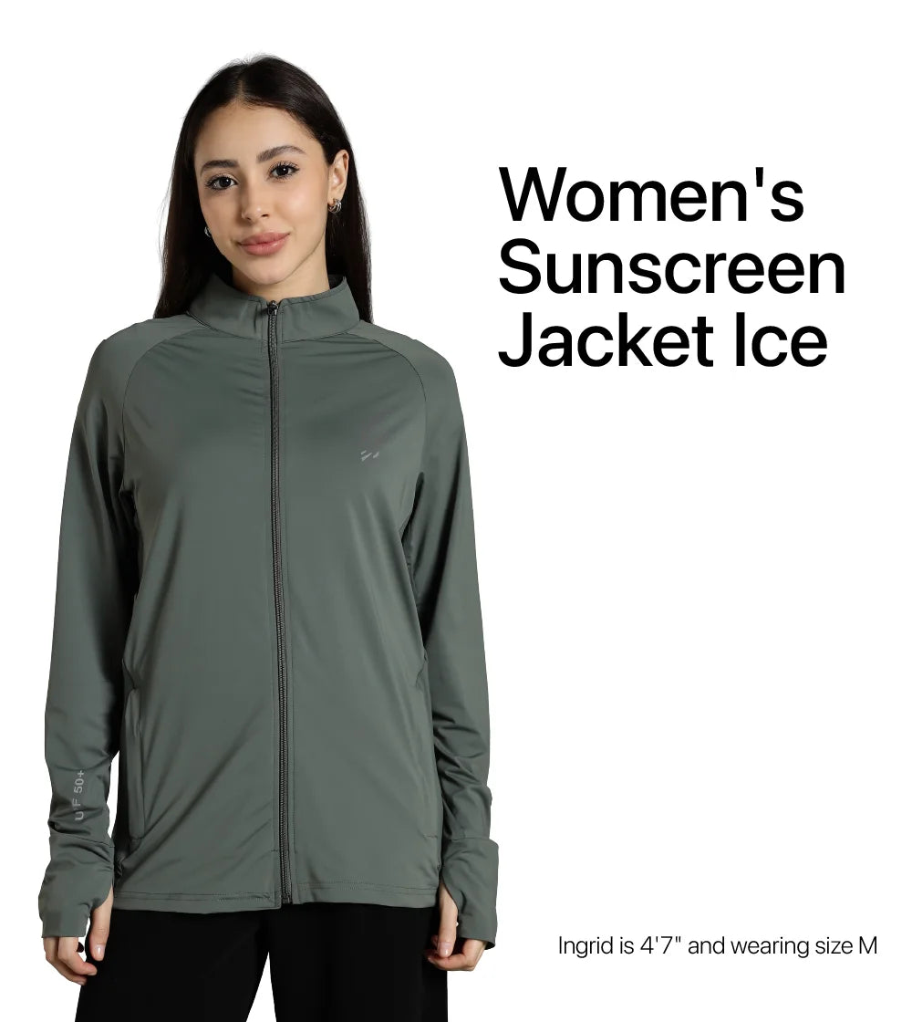 Womens Sunscreen Jacket Ice