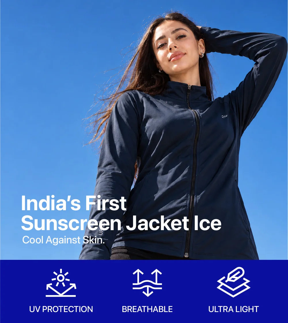 Womens Sunscreen Jacket Ice