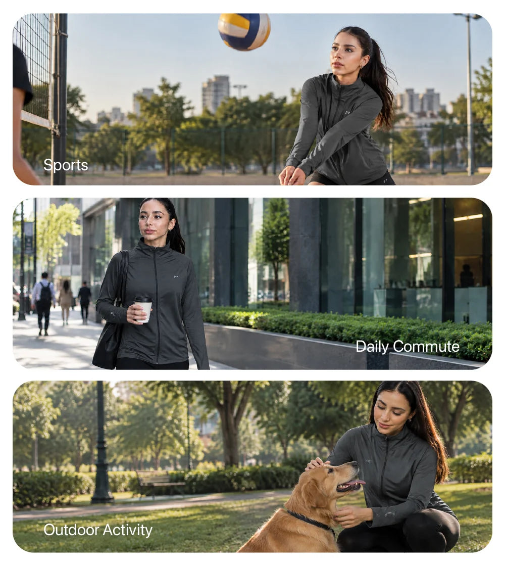 Womens Sunscreen Jacket Ice