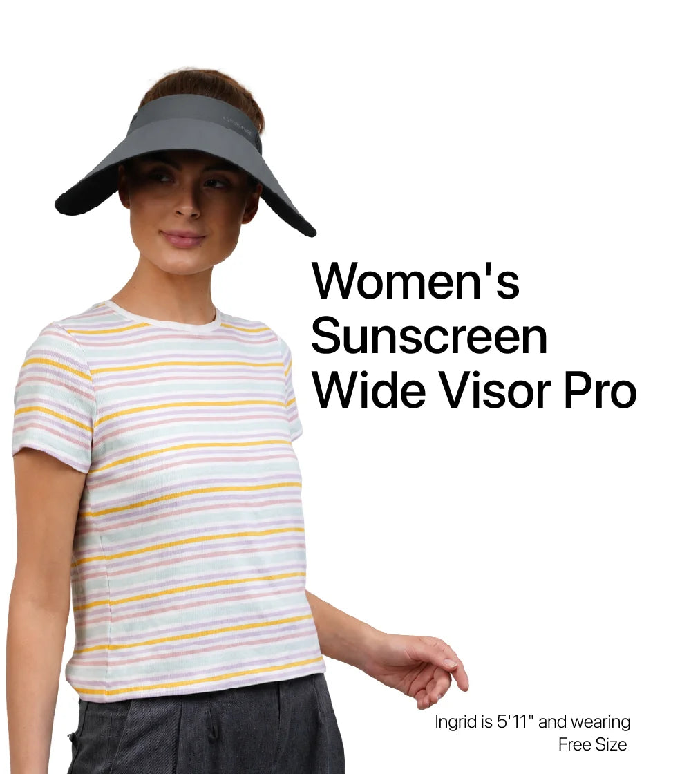 Women Sunscreen Wide Visor Pro