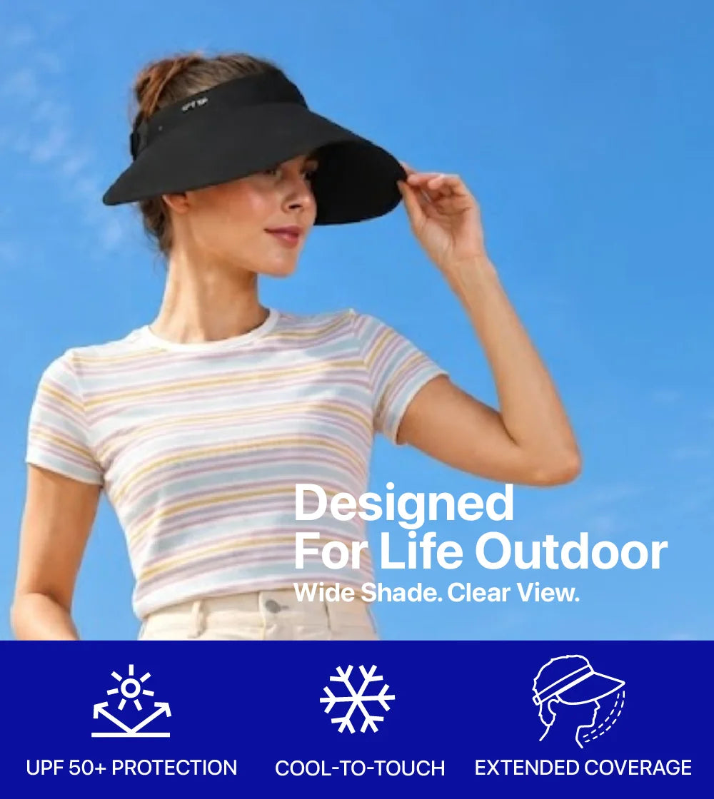 Women Sunscreen Wide Visor Pro