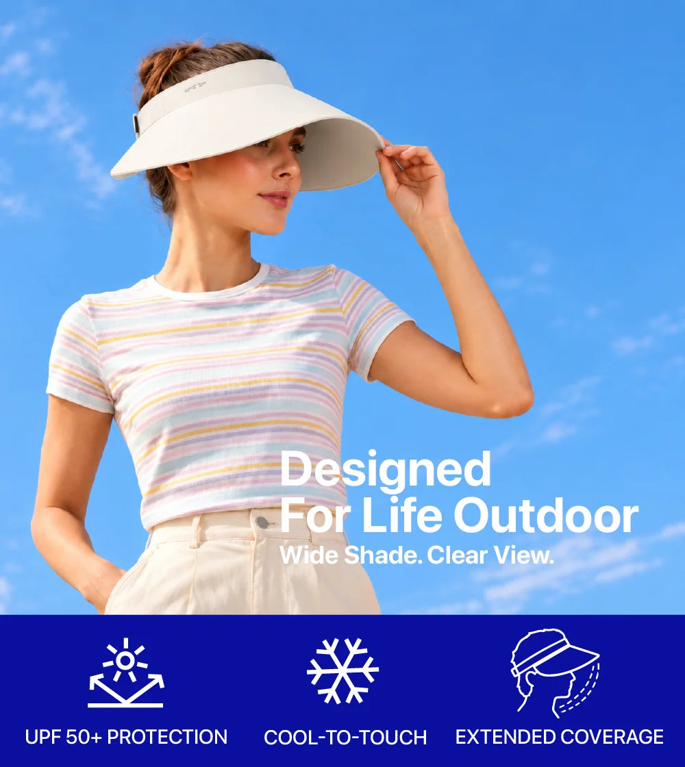 Women Sunscreen Wide Visor Pro