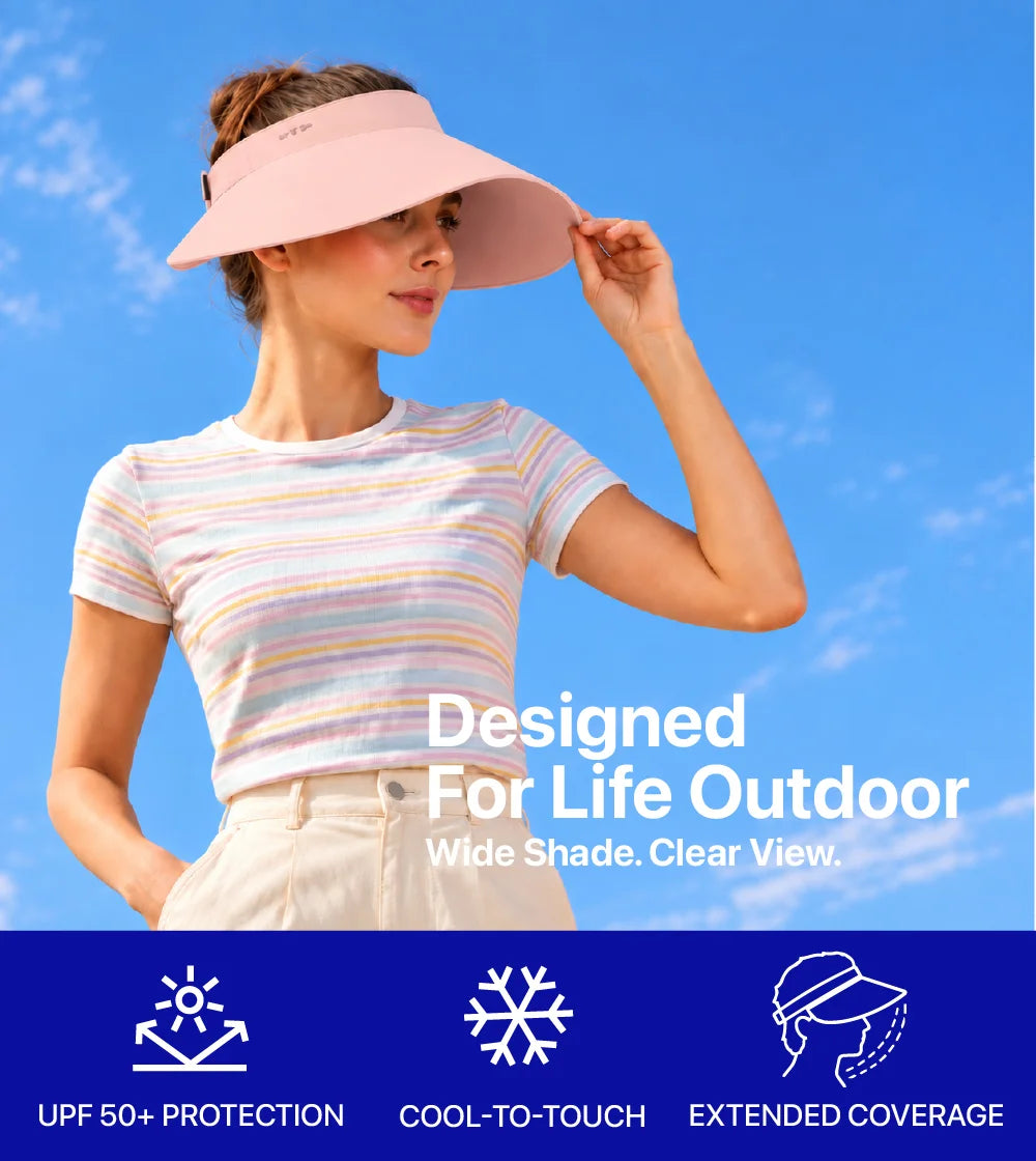Women Sunscreen Wide Visor Pro