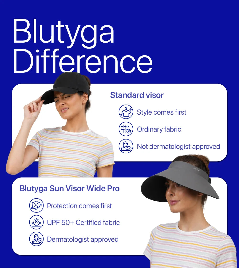 Women Sunscreen Wide Visor Pro