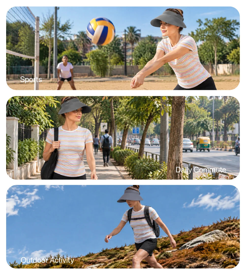 Women Sunscreen Wide Visor Pro
