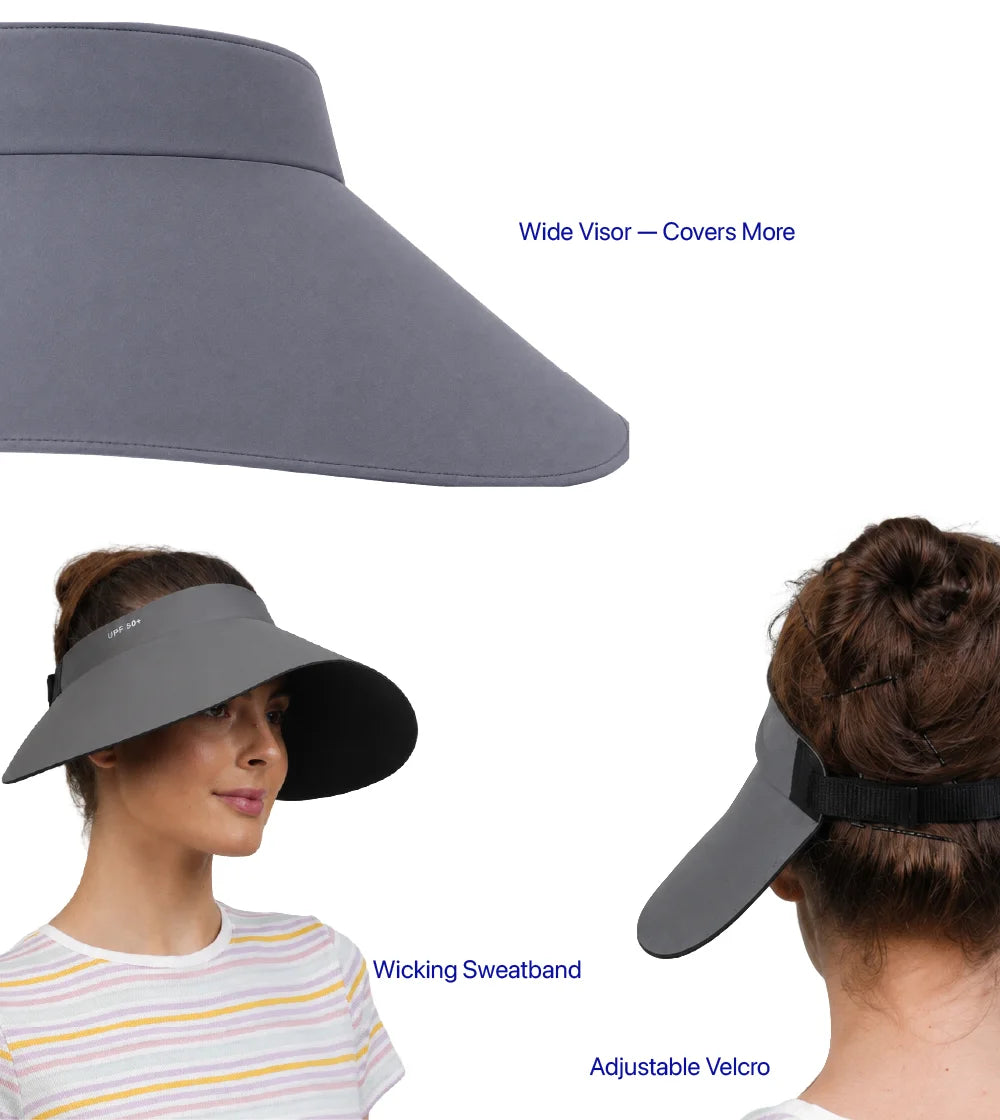 Women Sunscreen Wide Visor Pro