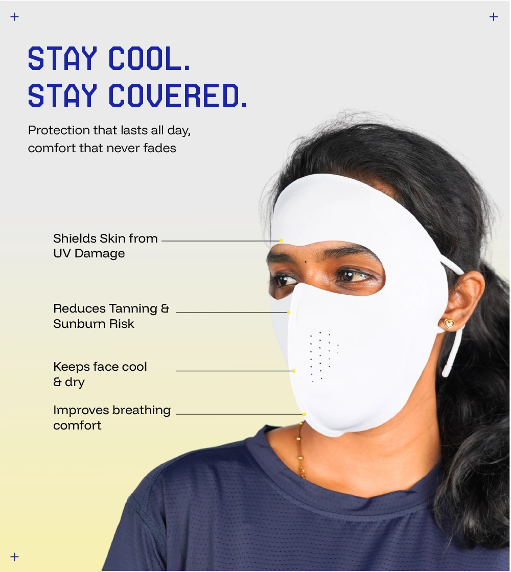 Bluetyga Sunscreen Face Guard