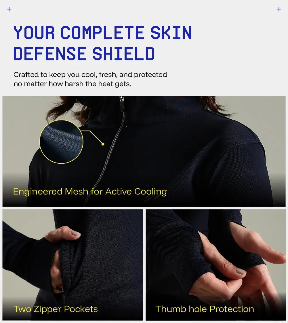 Women Sunscreen Jacket - the Ultimate Sun Protection Wear