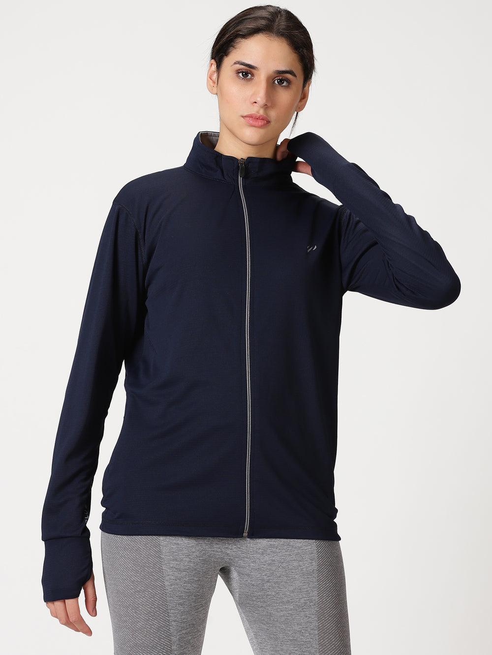 Womens Sunscreen Jacket - the Ultimate Sun Protection Wear - Blue Tyga