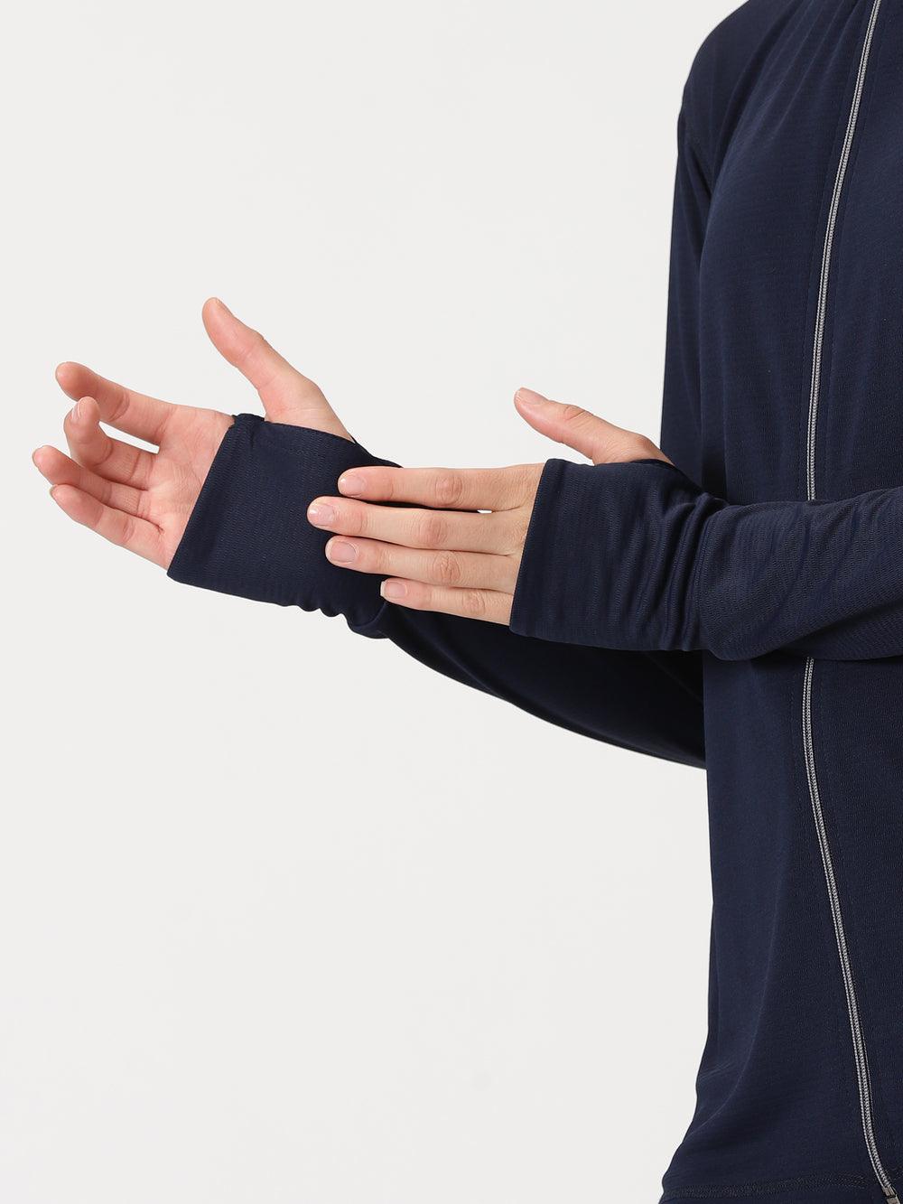 Womens Sunscreen Jacket - the Ultimate Sun Protection Wear - Blue Tyga