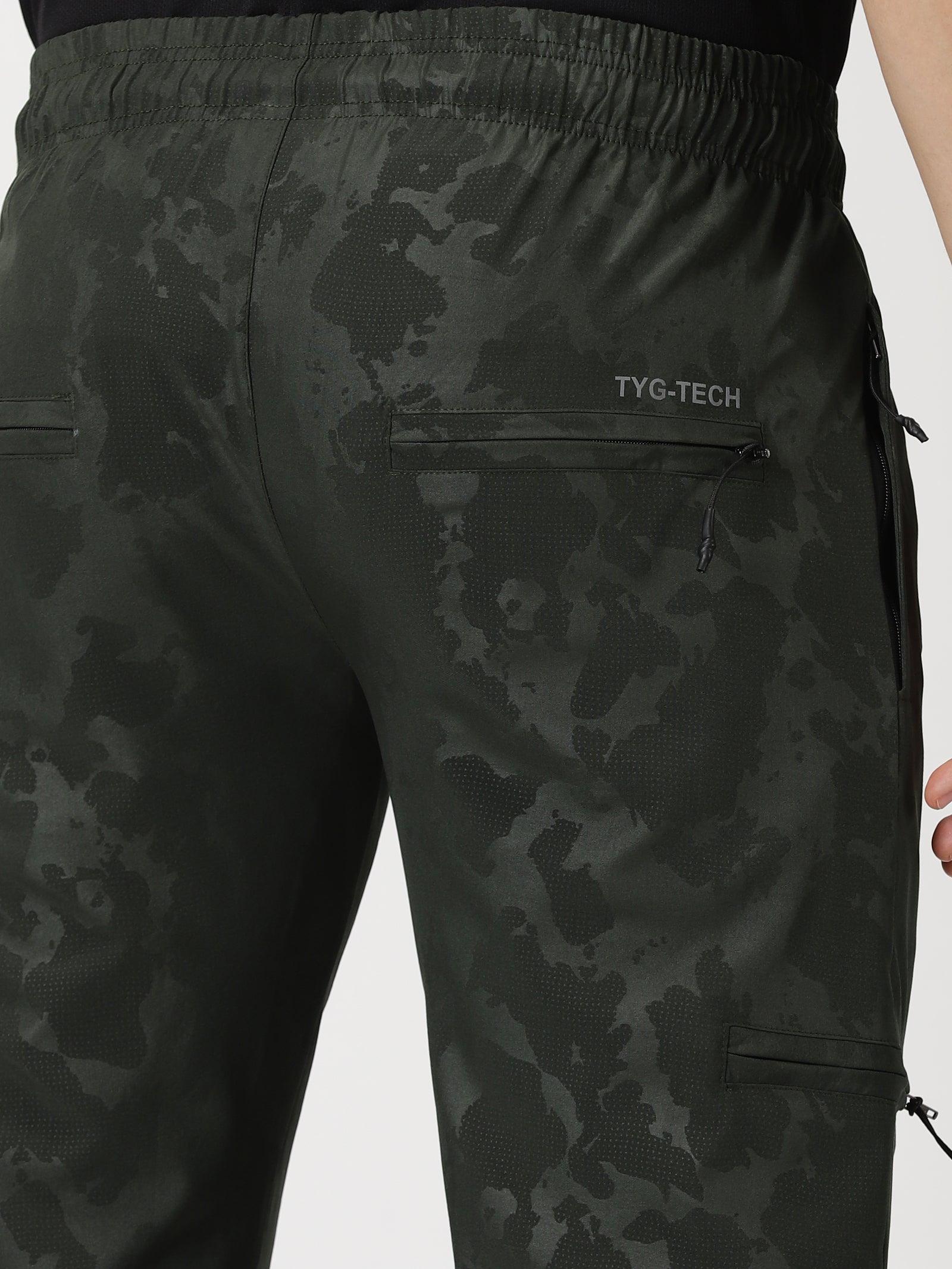 Camo Travel Joggers - Blue Tyga