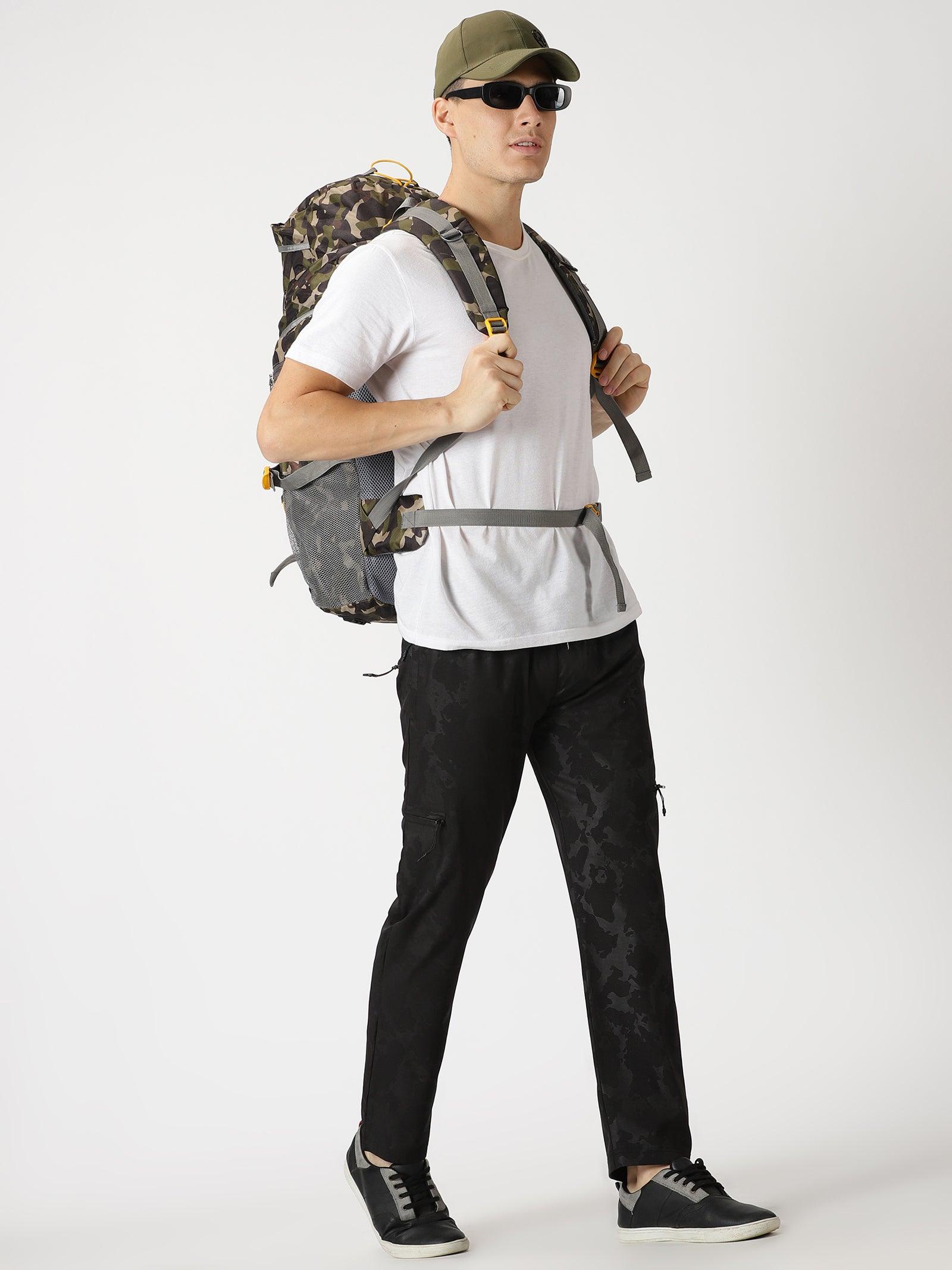 Camo Travel Joggers - Blue Tyga