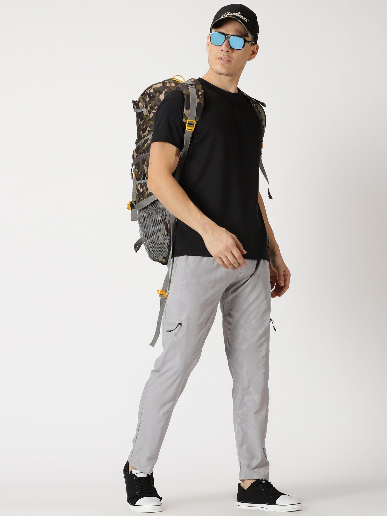 Camo Travel Joggers - Blue Tyga