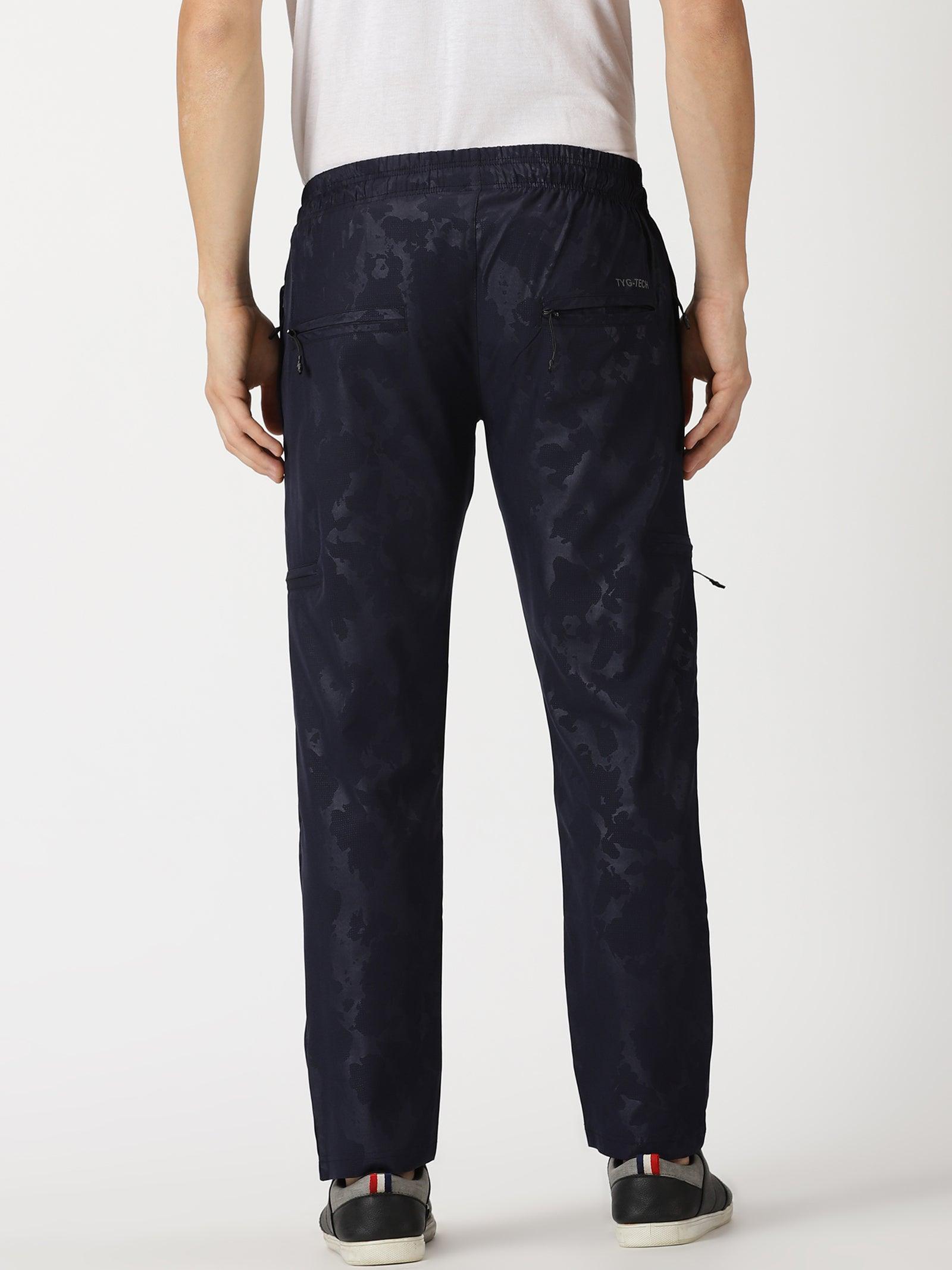 Camo Travel Joggers - Blue Tyga
