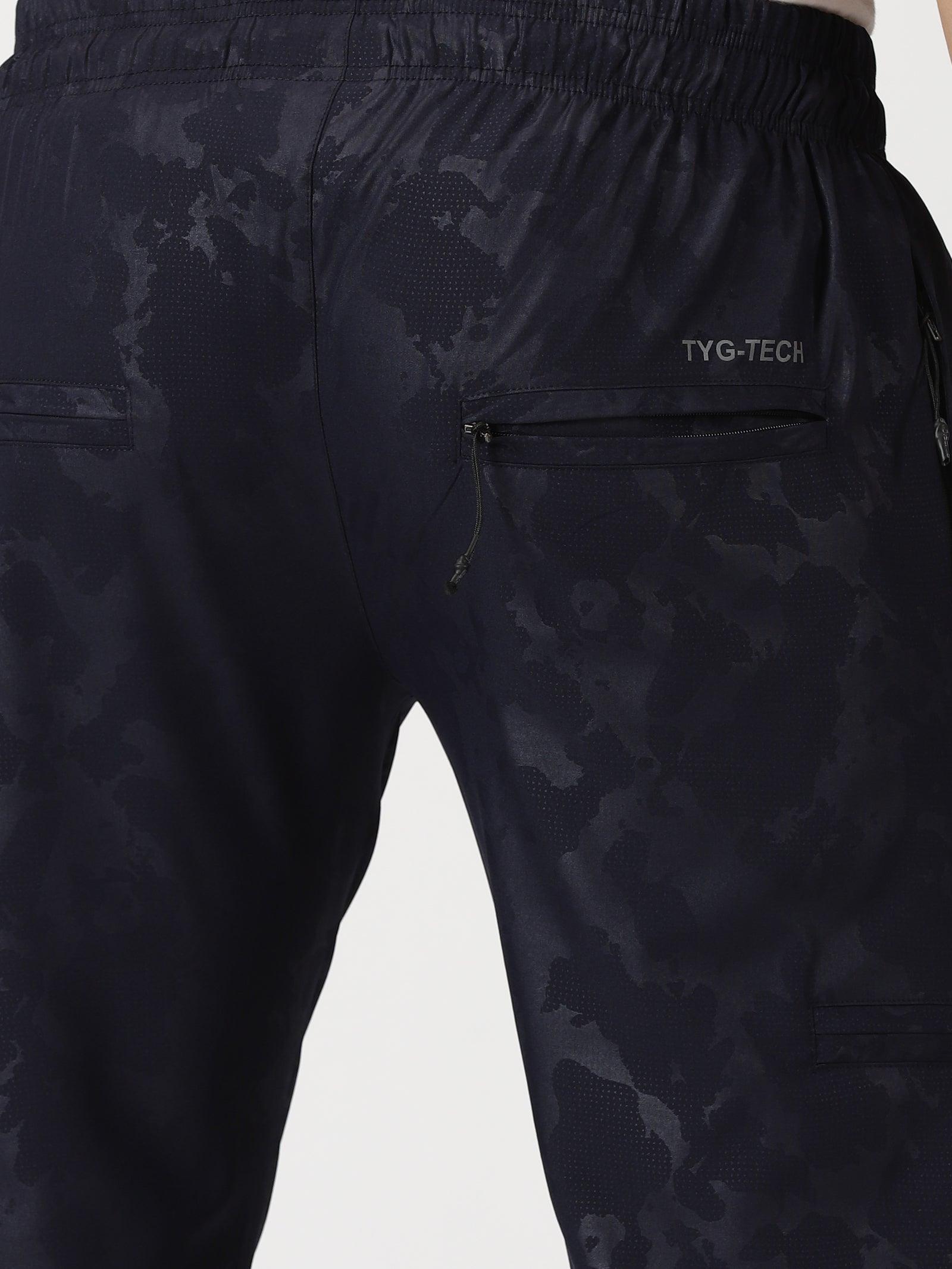 Camo Travel Joggers - Blue Tyga