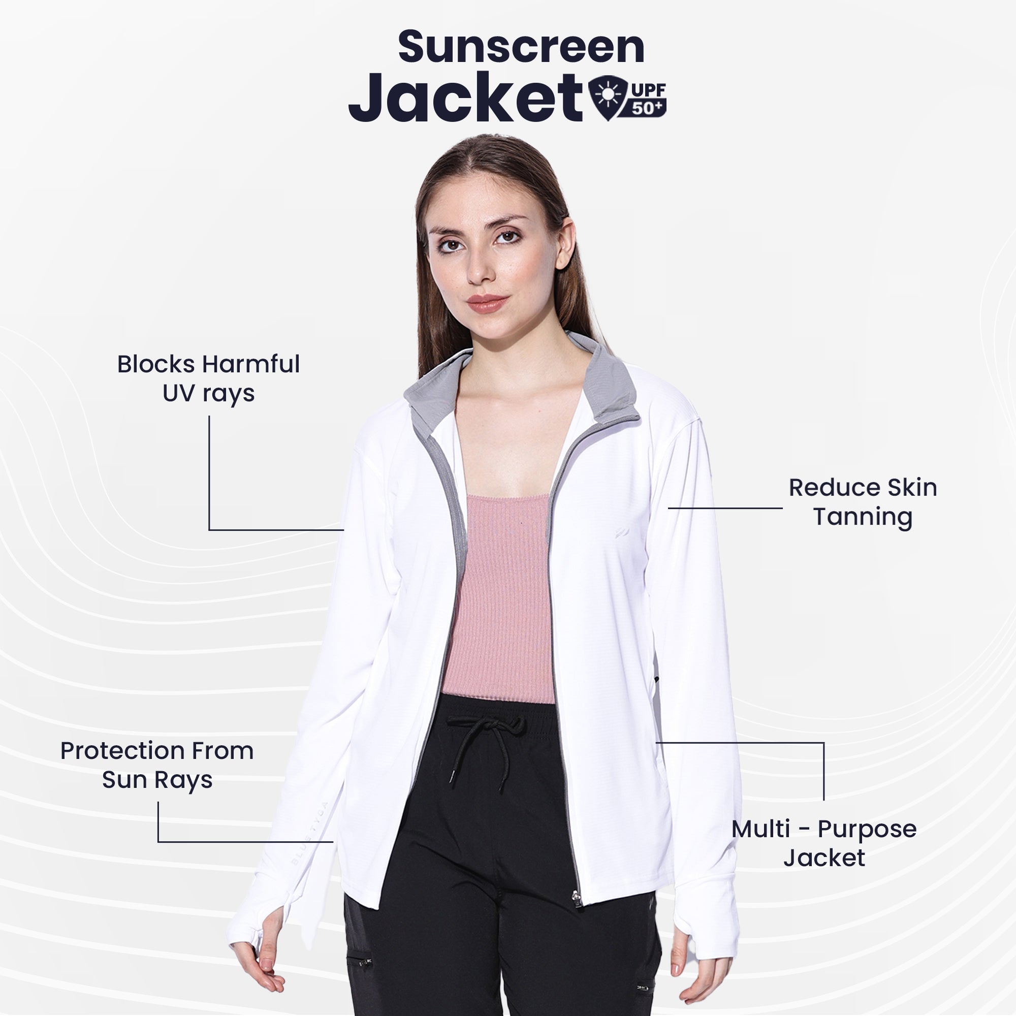 Women Sunscreen Jacket - the Ultimate Sun Protection Wear