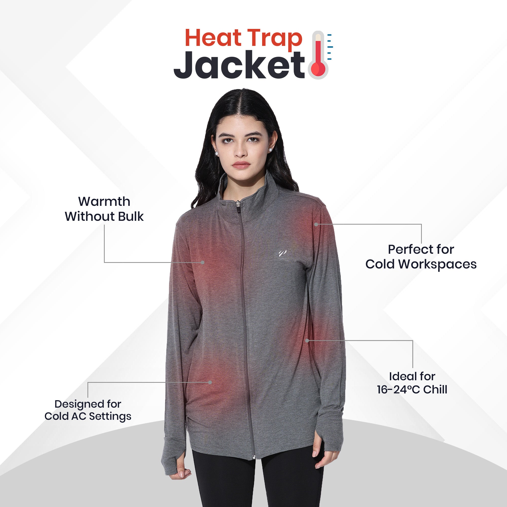 Womens Anti AC Thermal Jacket