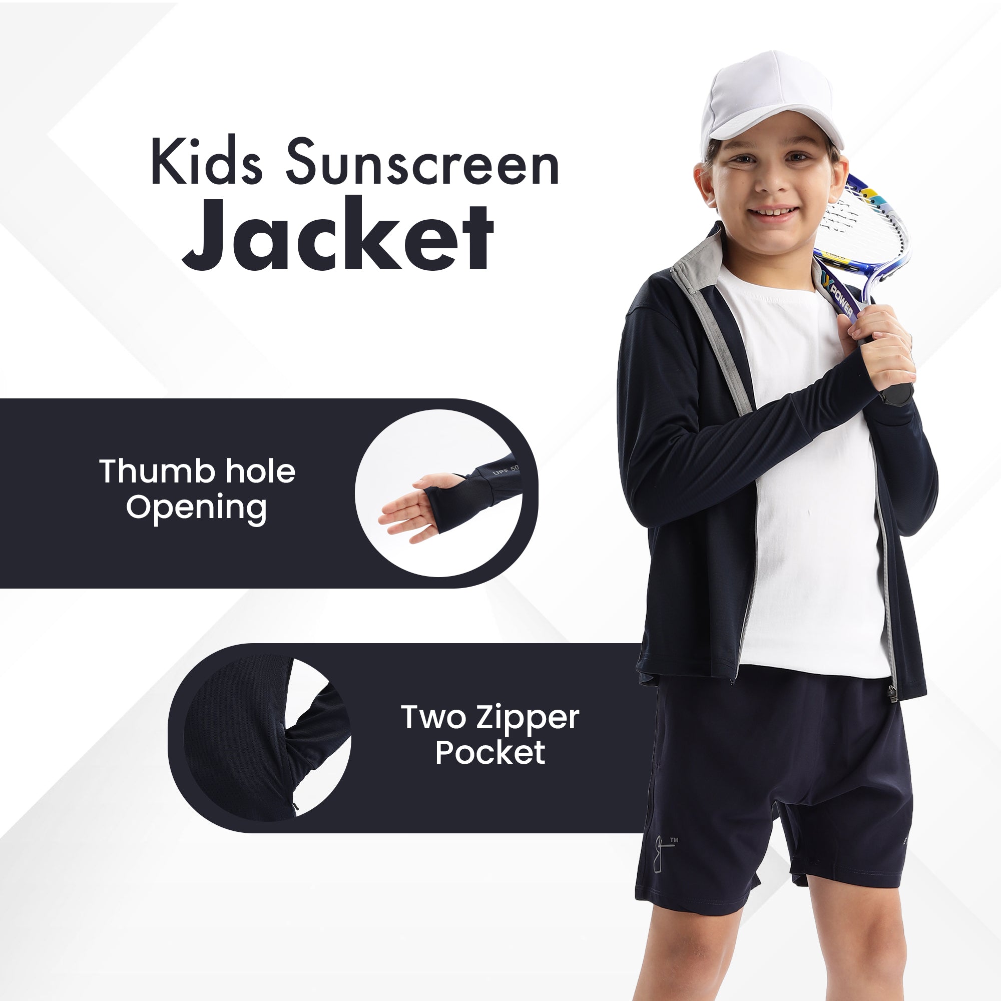 Kids Sunscreen Jacket