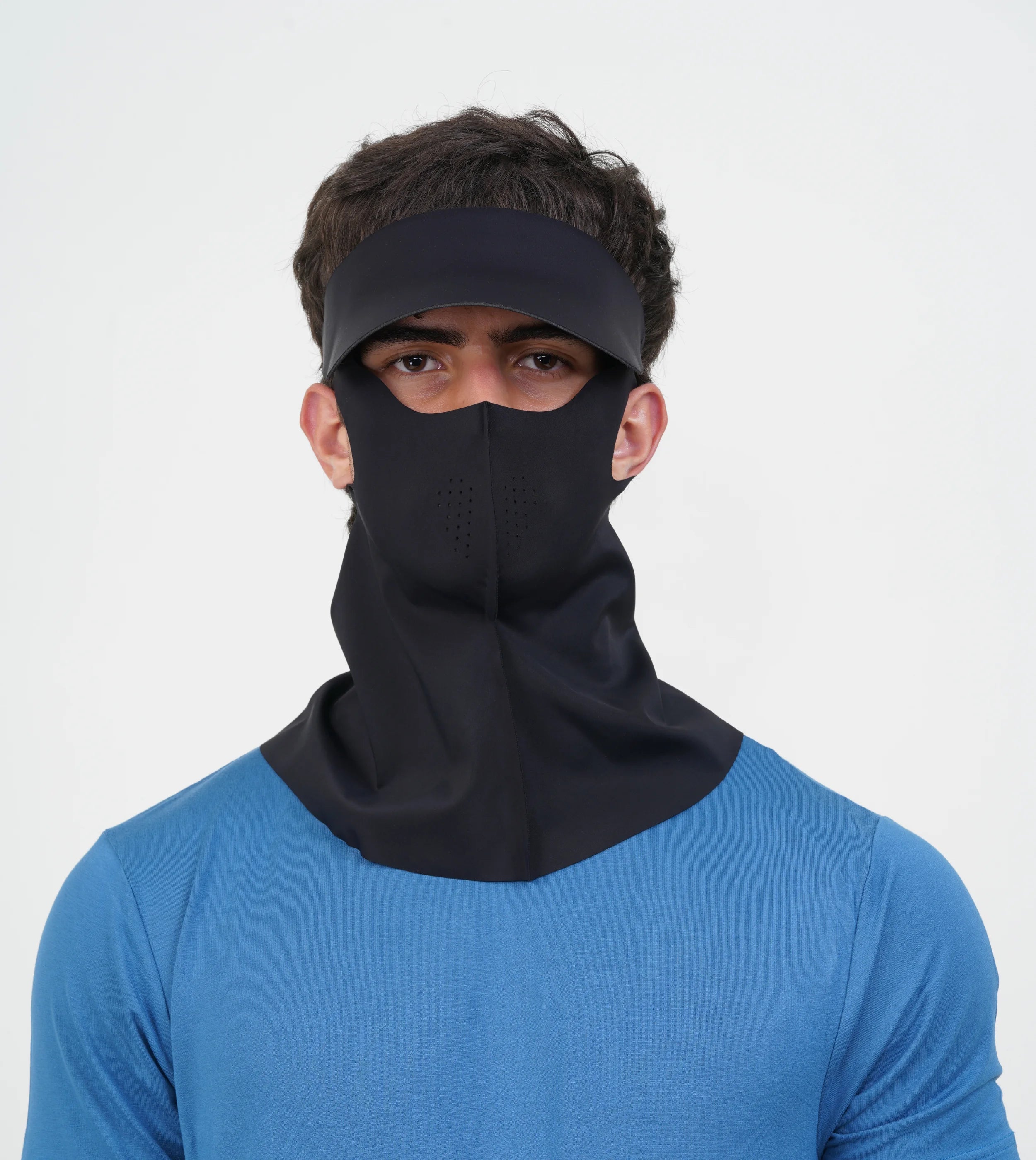 Sunscreen Mask with Neck Cover & Detachable Visor