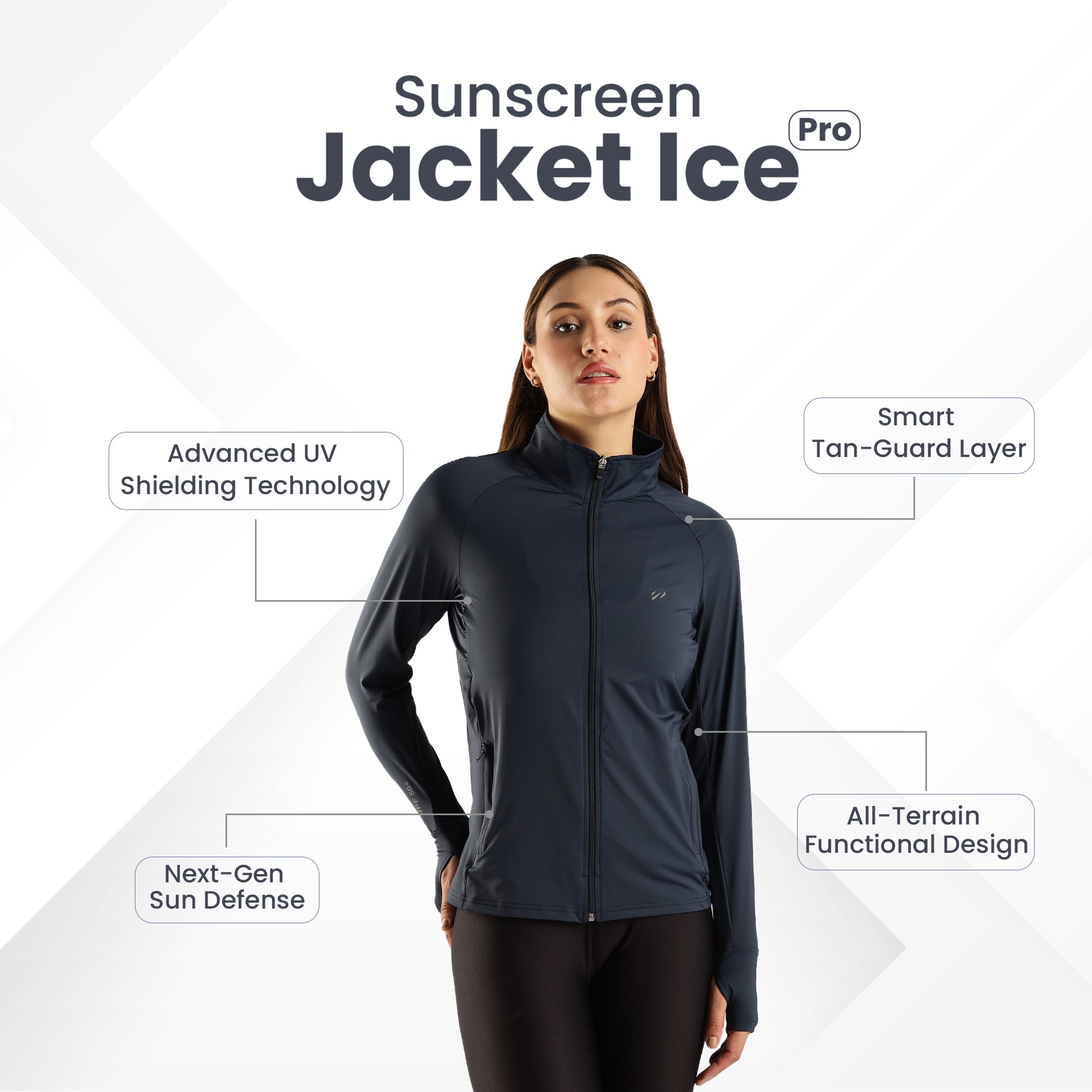 WOMENS SUNSCREEN JACKET ICE Pro