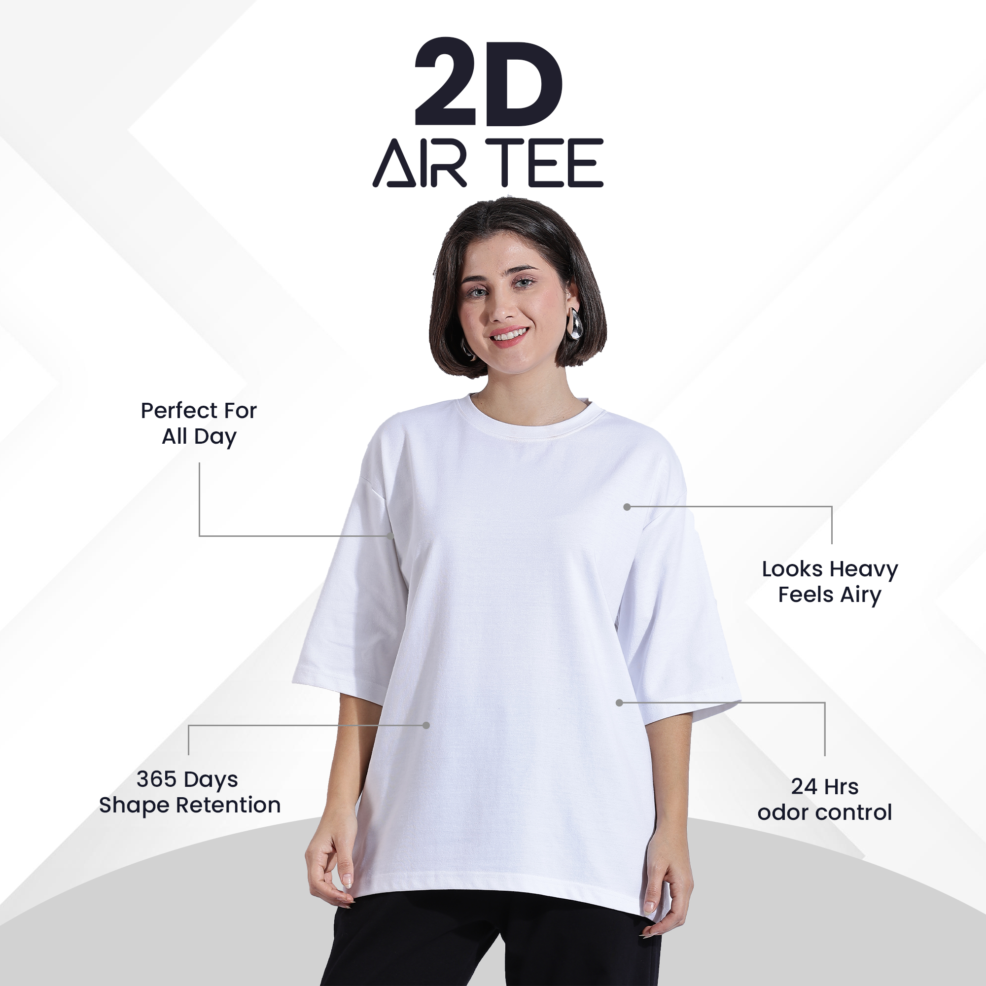 Womens 2D AIR TEE