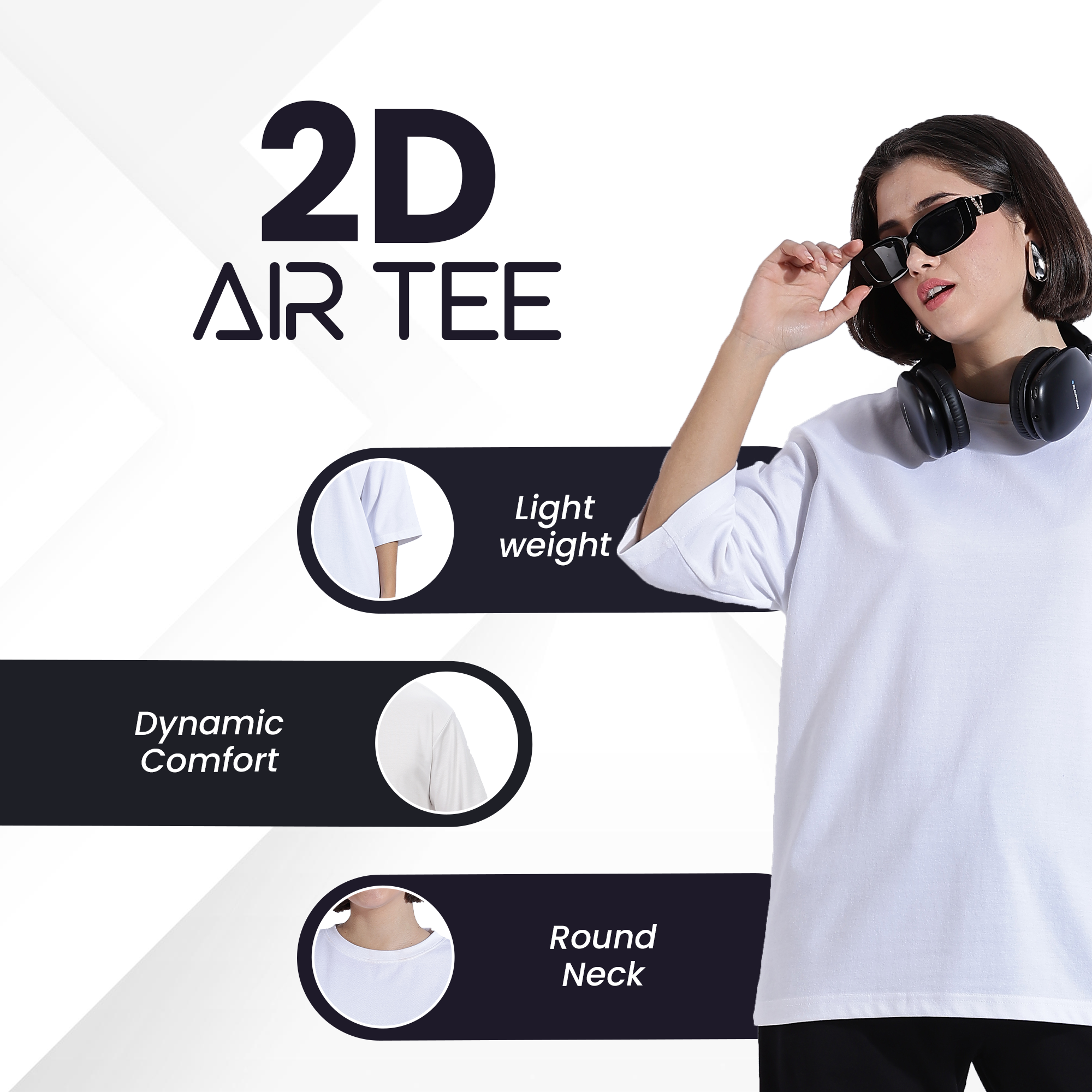 Womens 2D AIR TEE