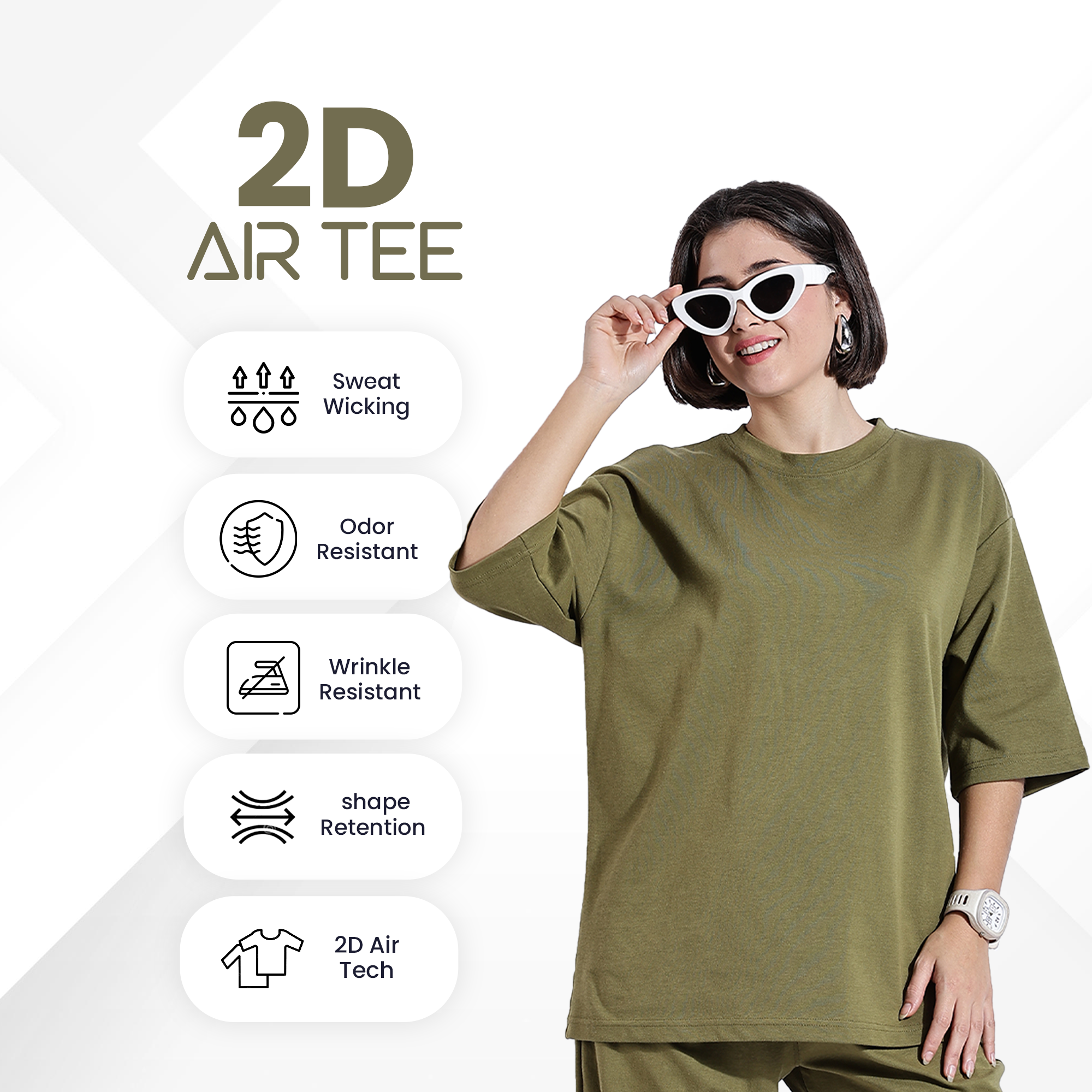 Womens 2D AIR TEE