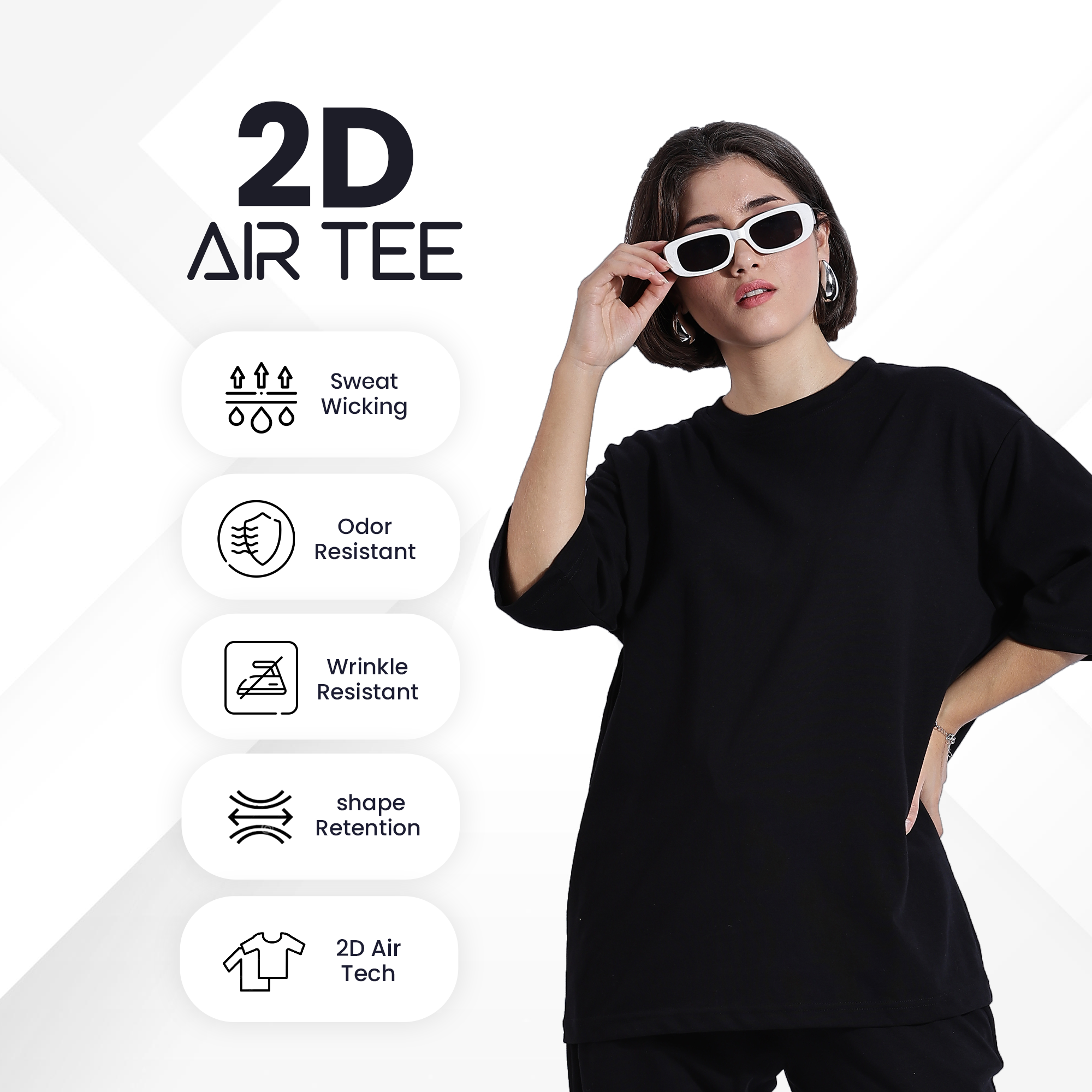 Womens 2D AIR TEE