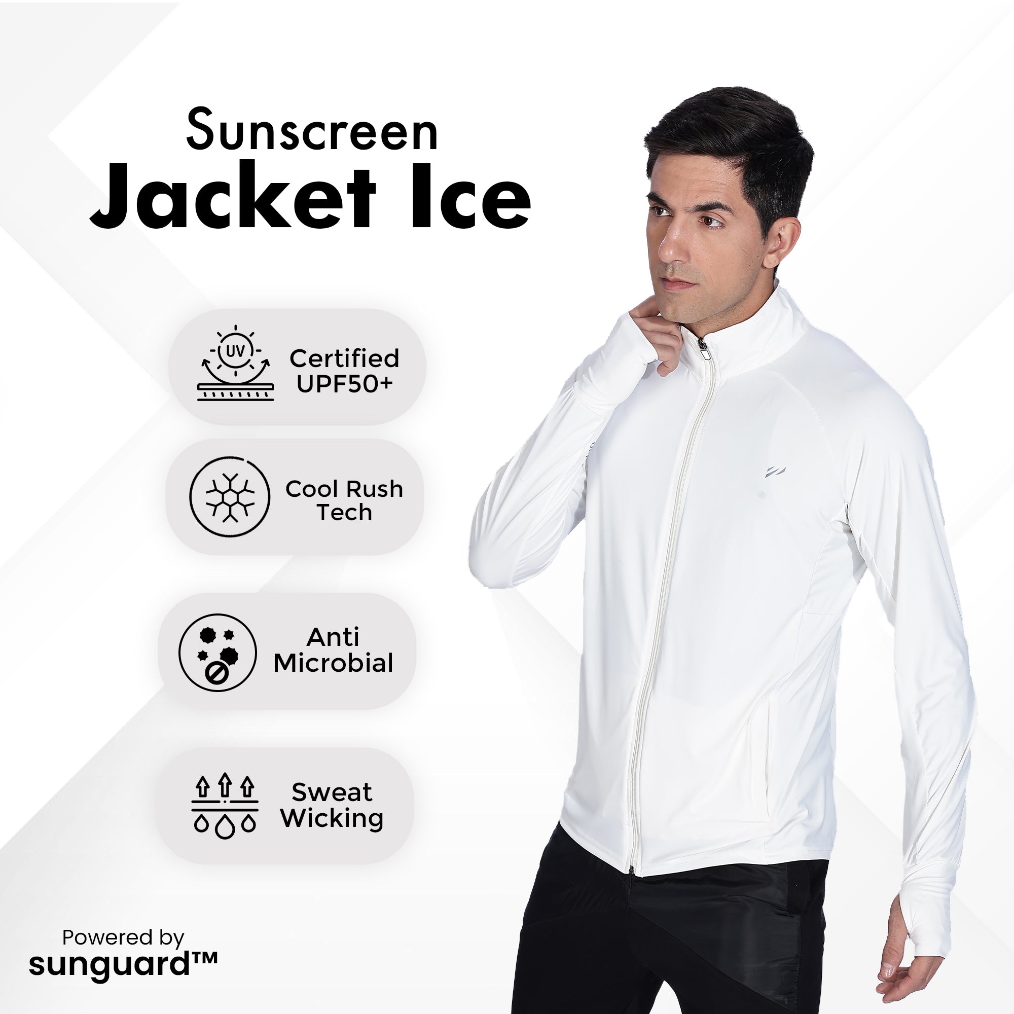 SUNSCREEN JACKET ICE