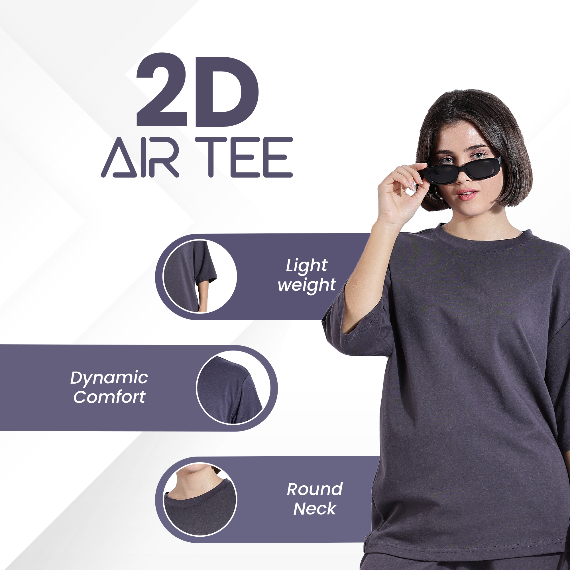 Womens 2D AIR TEE