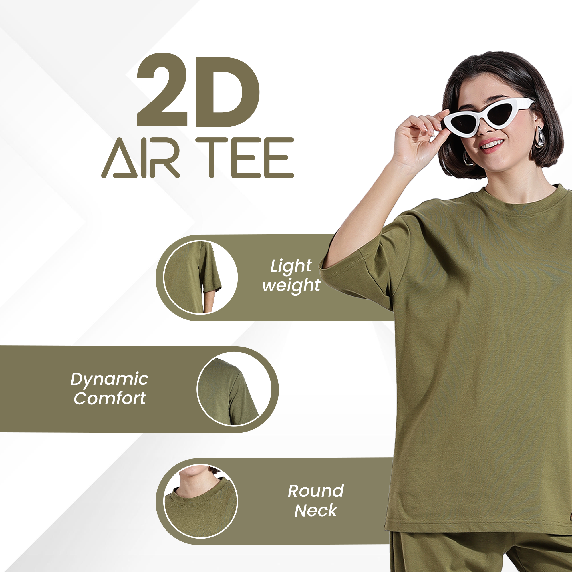 Womens 2D AIR TEE