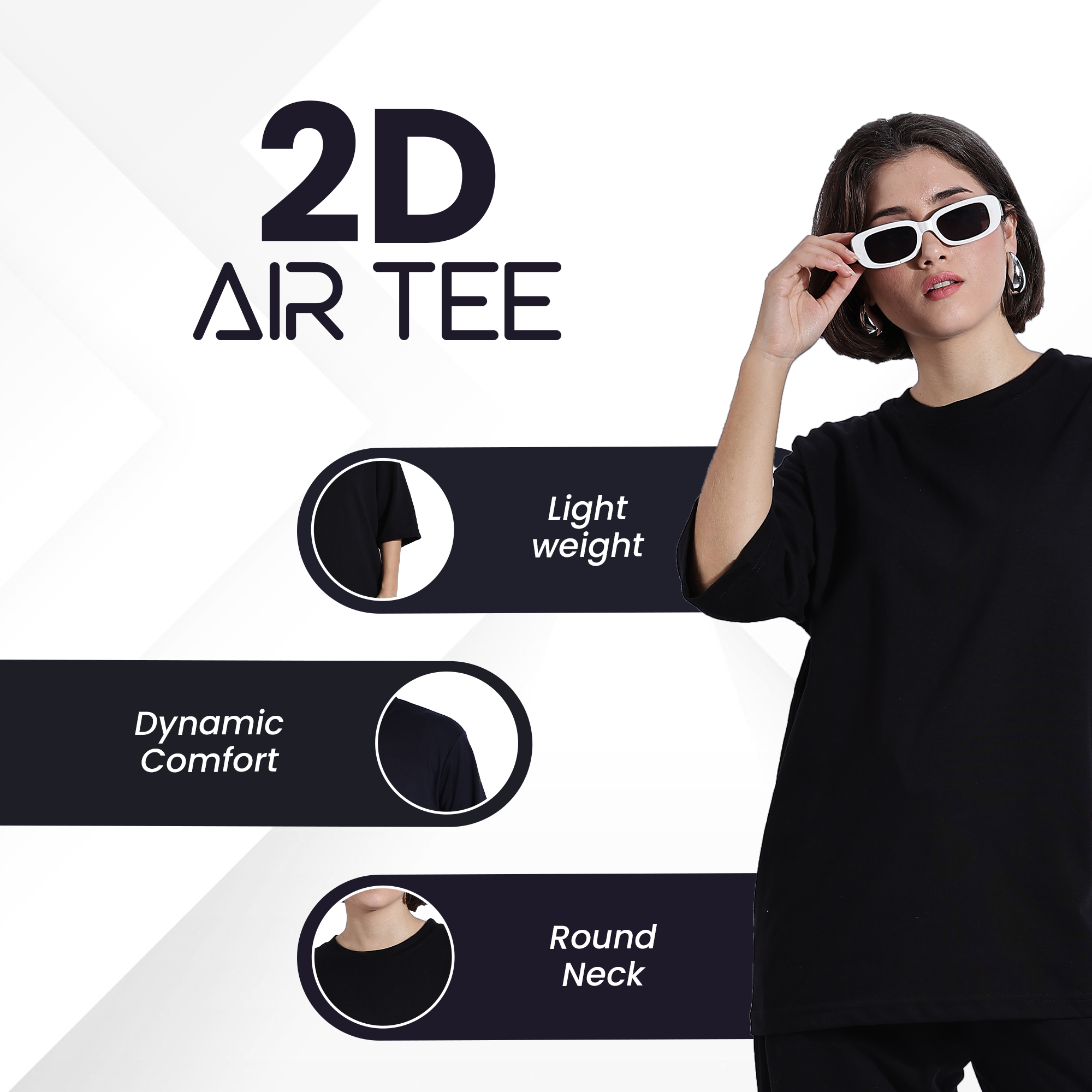 Womens 2D AIR TEE