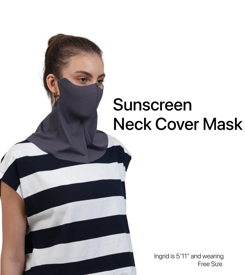 Women Sunscreen Neck Cover Mask