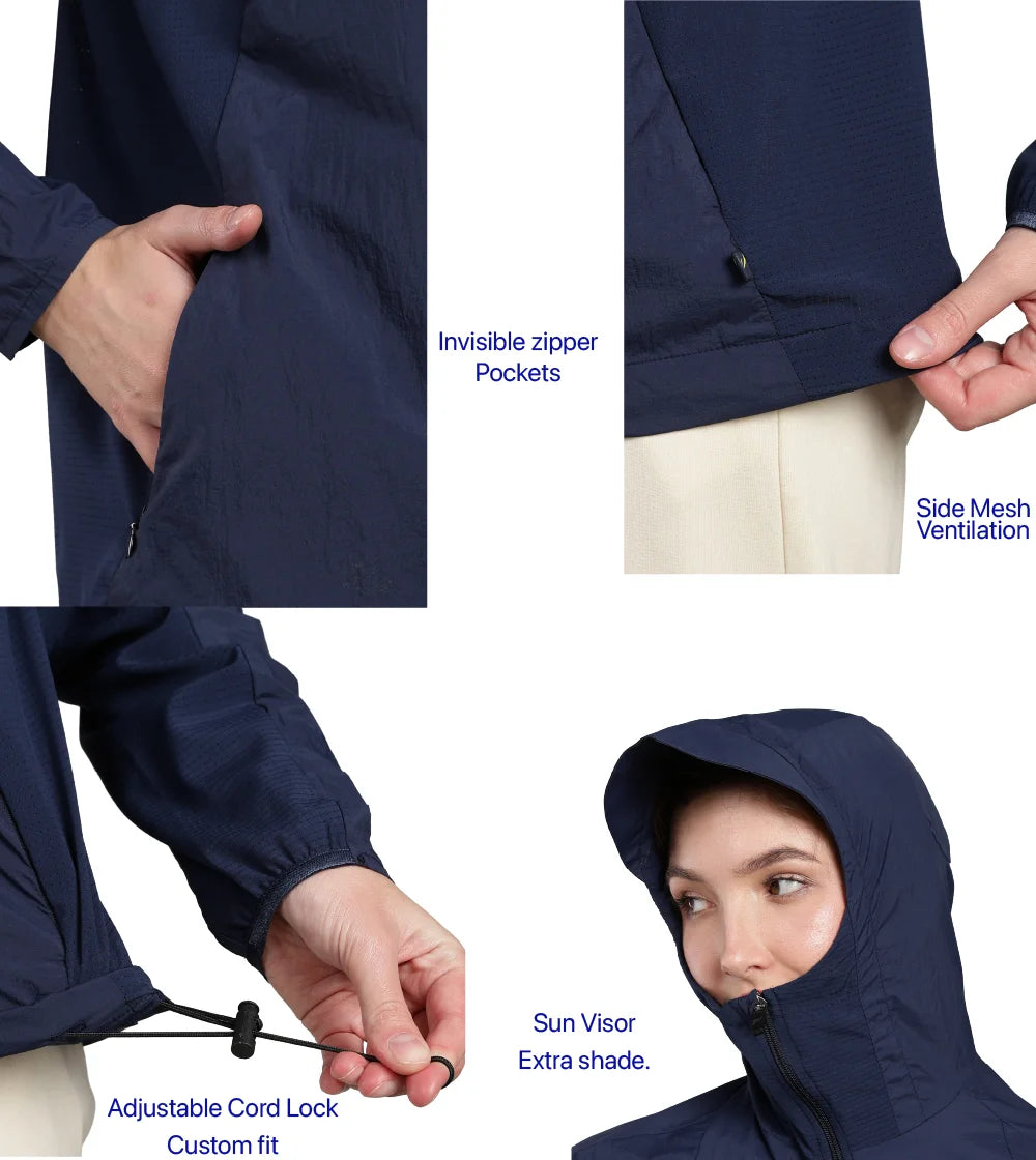 Women Sunscreen Jacket Air Pro