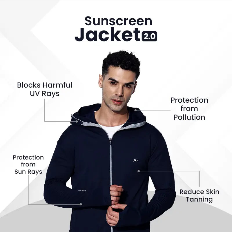 Sunscreen Jacket 2.0 - Advanced Protection from Sun & Pollution