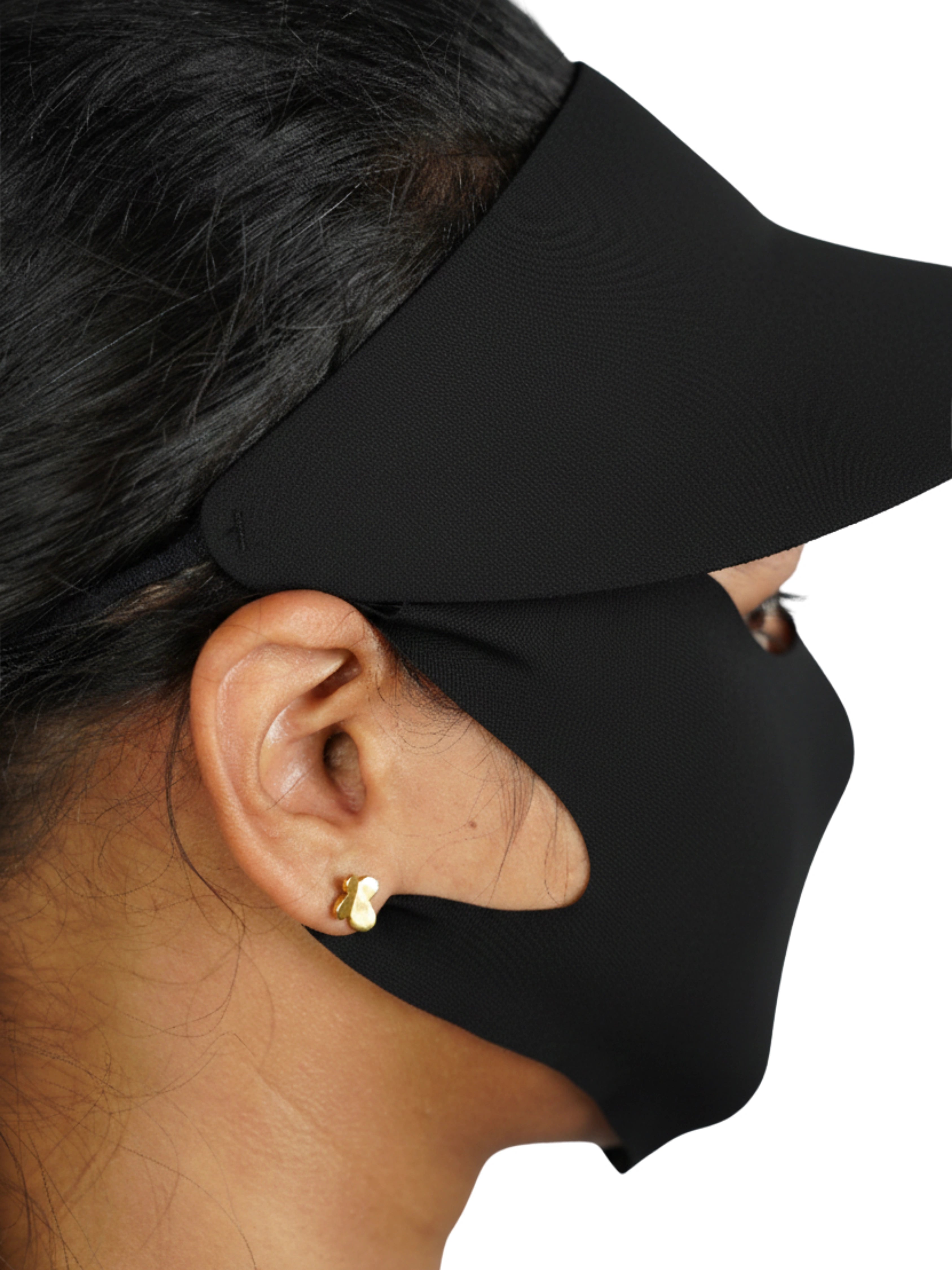 DITACHABLE Sunscreen visor & FACE mask